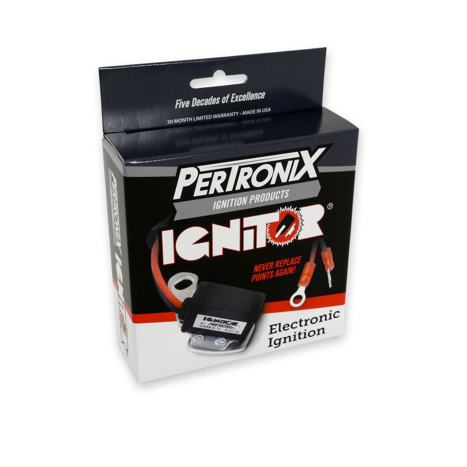 Pertronix Ignitor 1247P6 – Electronic Ignition Replacement For Older Vehicles, No Points, Maintenance-Free