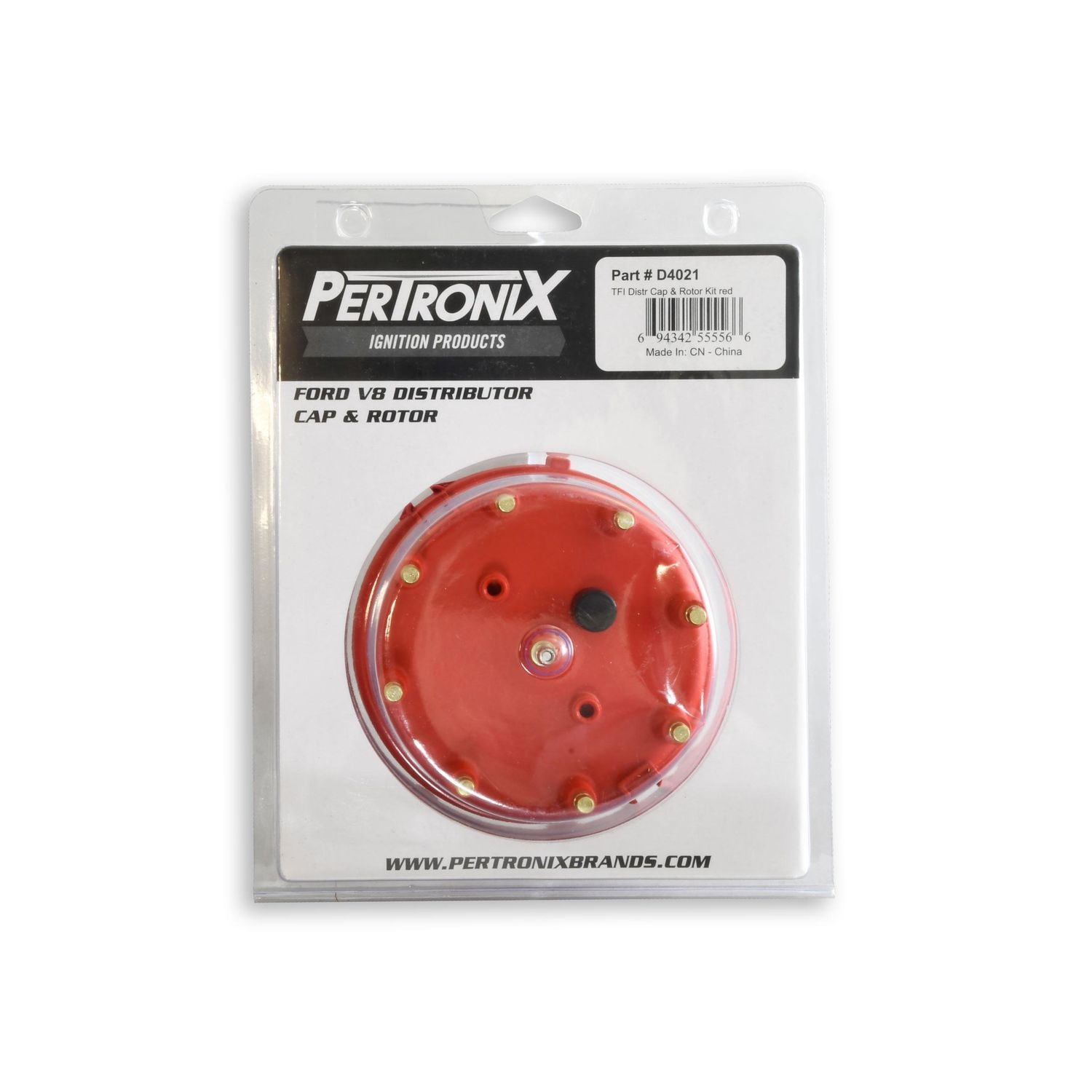 PerTronix Ford TFI Distr Cap & Rotor Kit - Red D4021 PerTronix Ford TFI Distr Cap & Rotor Kit - Red D4021