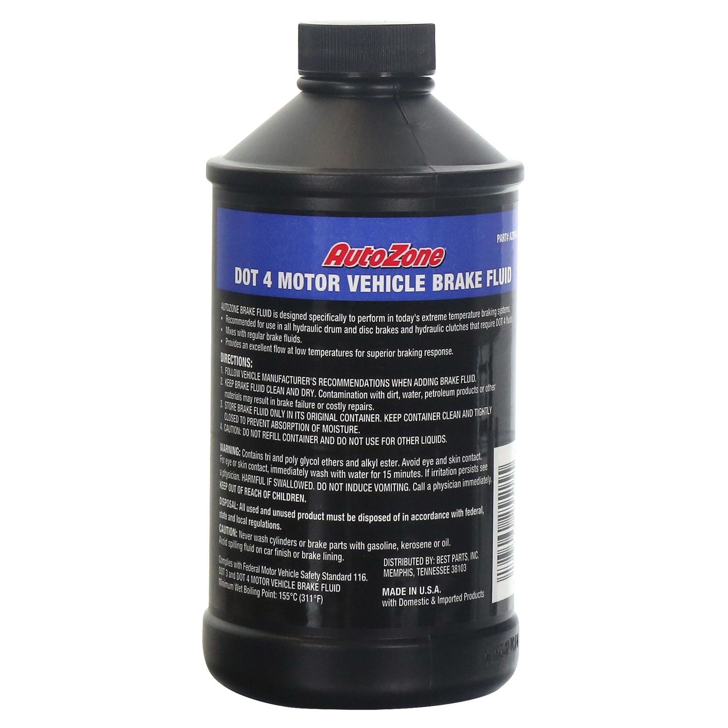 AutoZone Brake Fluid AZBF4-12