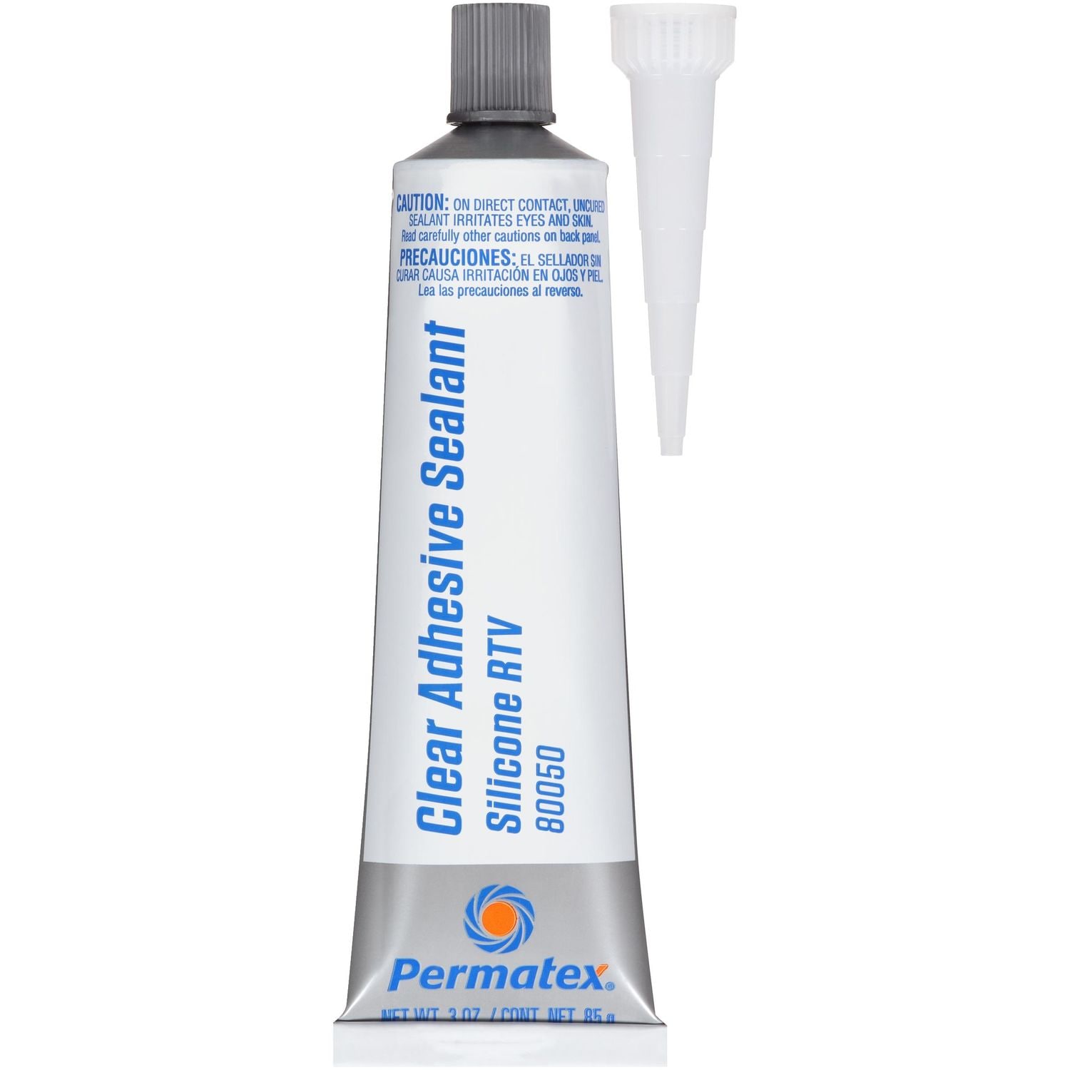 Permatex Clear RTV Silicone Multi-Purpose Adhesive Sealant 3 oz