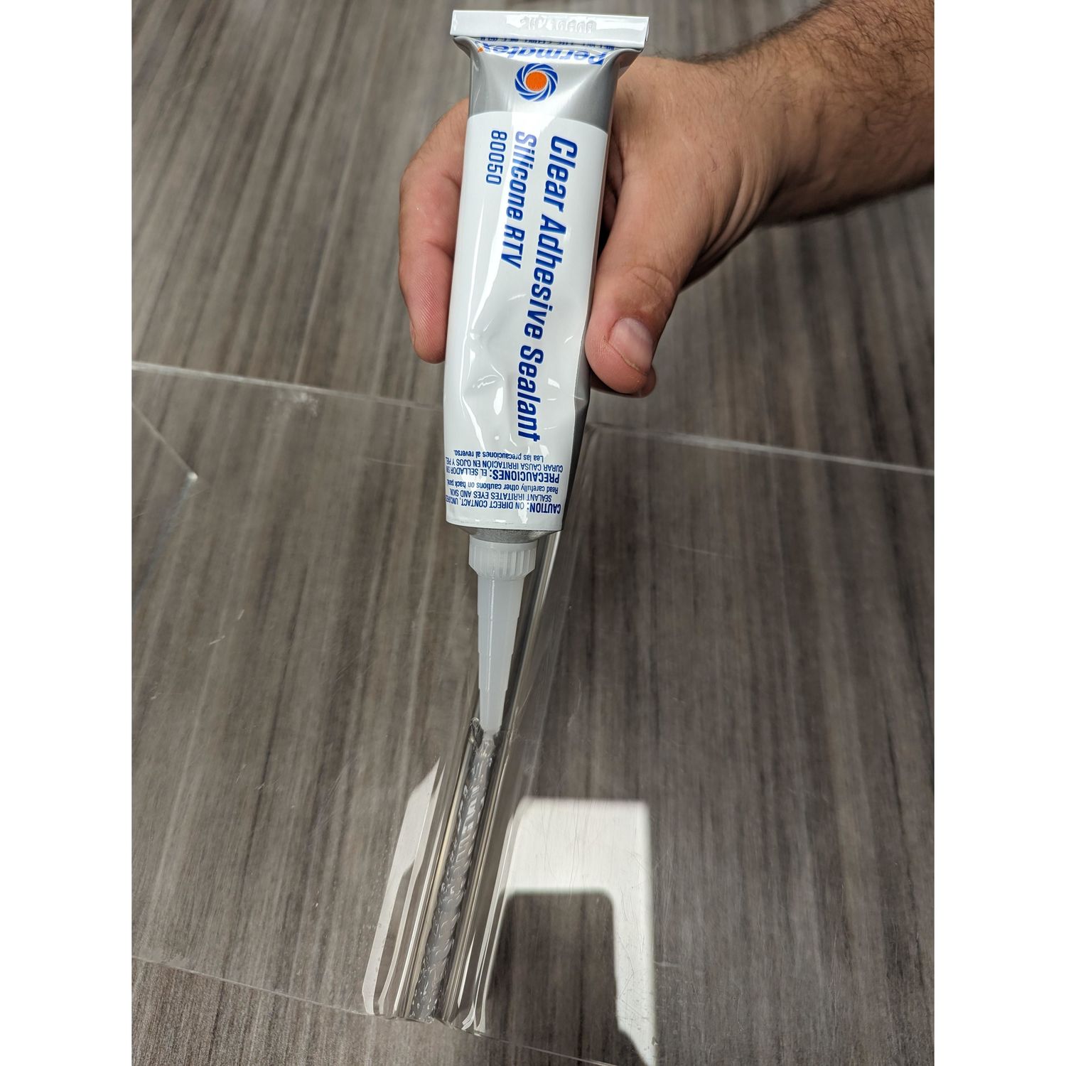Permatex Clear RTV Silicone Multi-Purpose Adhesive Sealant 3 oz