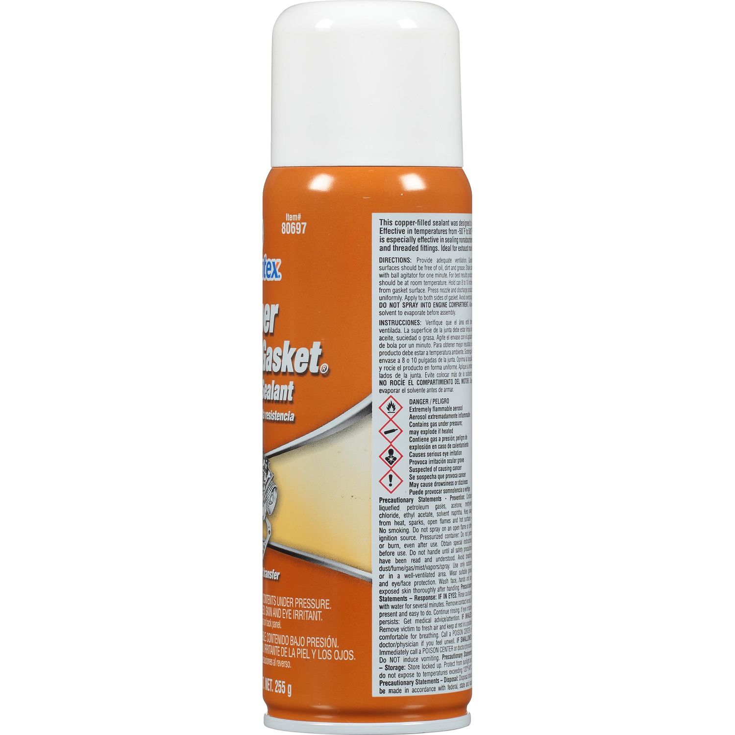 Permatex Copper High Temperature Spray-A-Gasket Sealant 9 oz