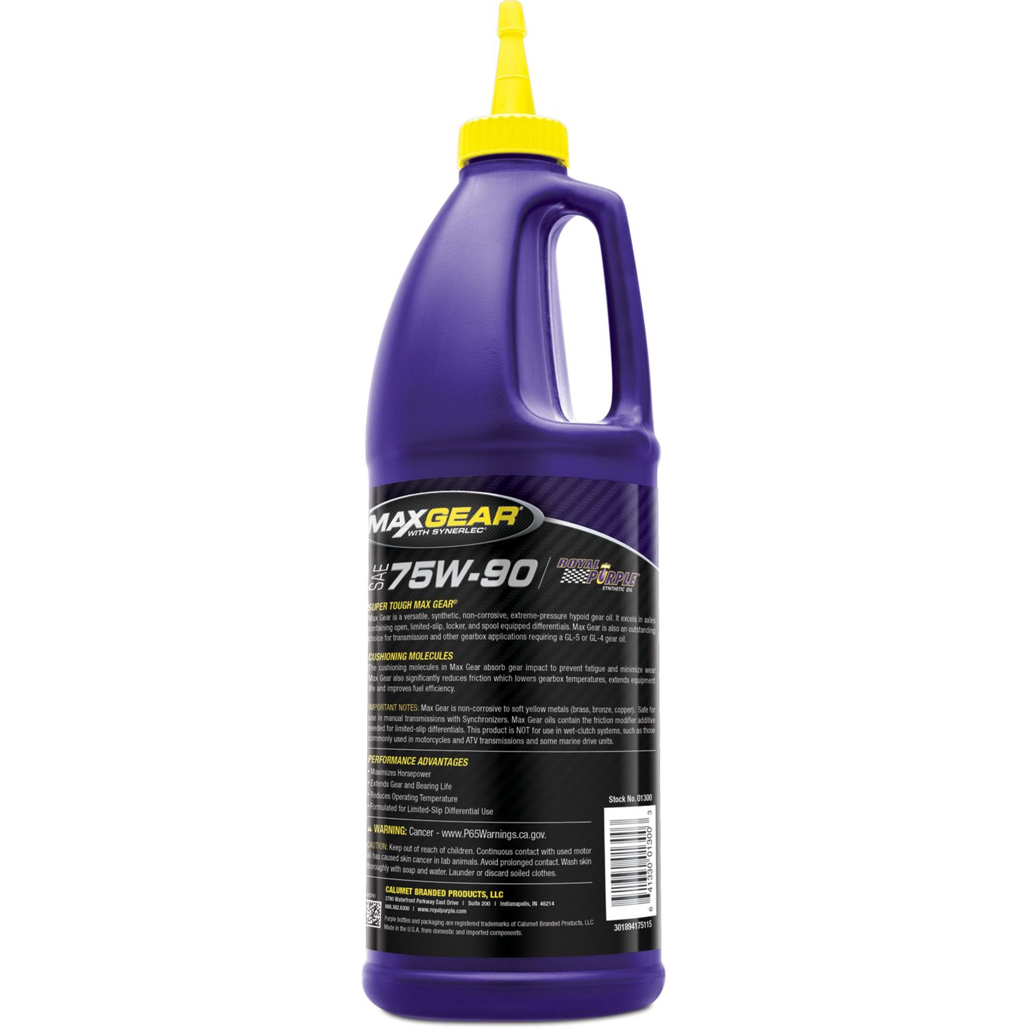 Royal Purple 75W-90 Synthetic Gear Oil 1 Quart