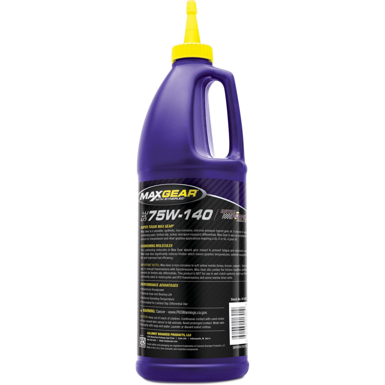 Royal Purple 75W140 Synthetic Gear Oil/Friction Modifier 1 Quart
