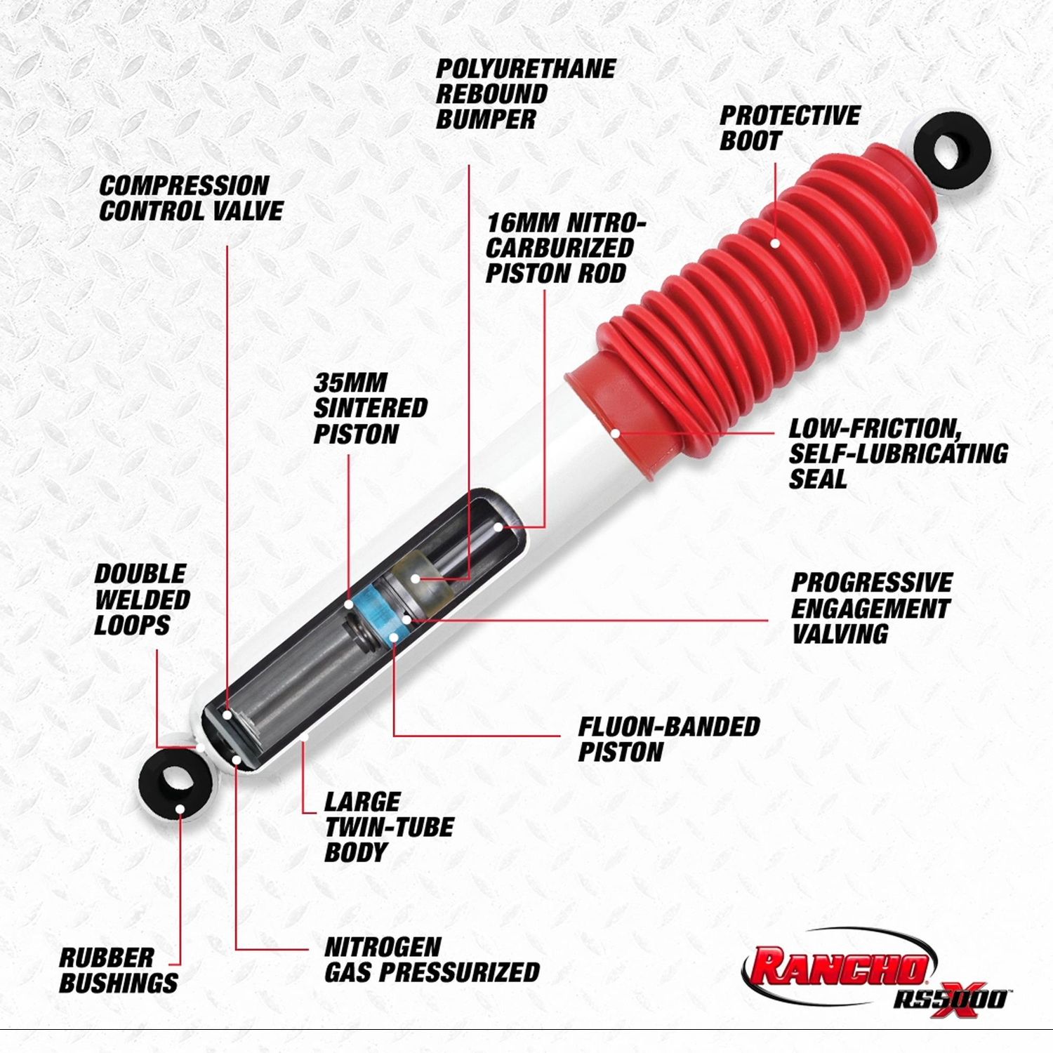 Rancho RS5000X Shock Absorber RS55113