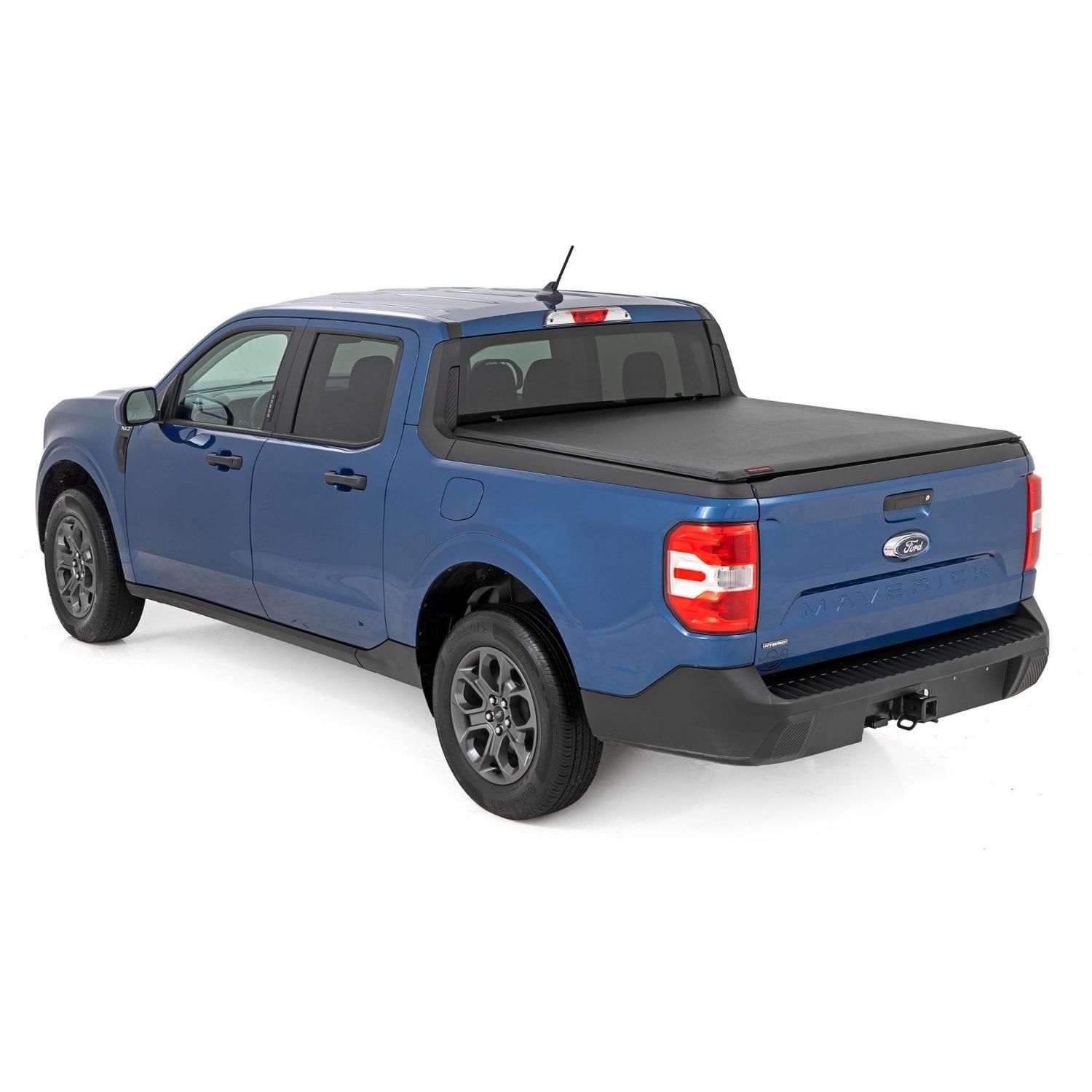 Rough Country Soft Roll Up Bed Cover 4'6 Inch Bed Ford Maverick 2WD/4WD