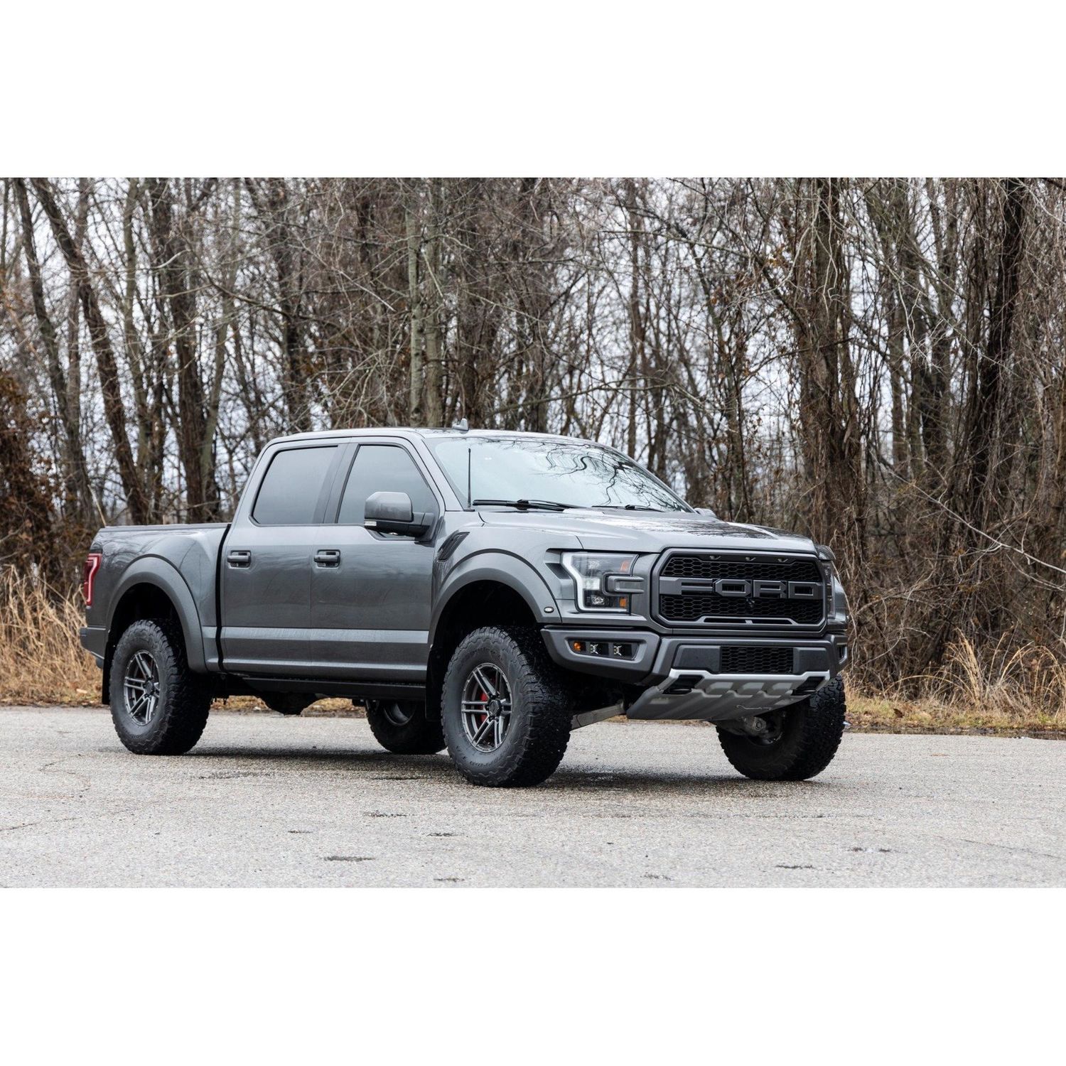 Rough Country Caliper Covers Front and Rear Red Mech Brake Ford ...