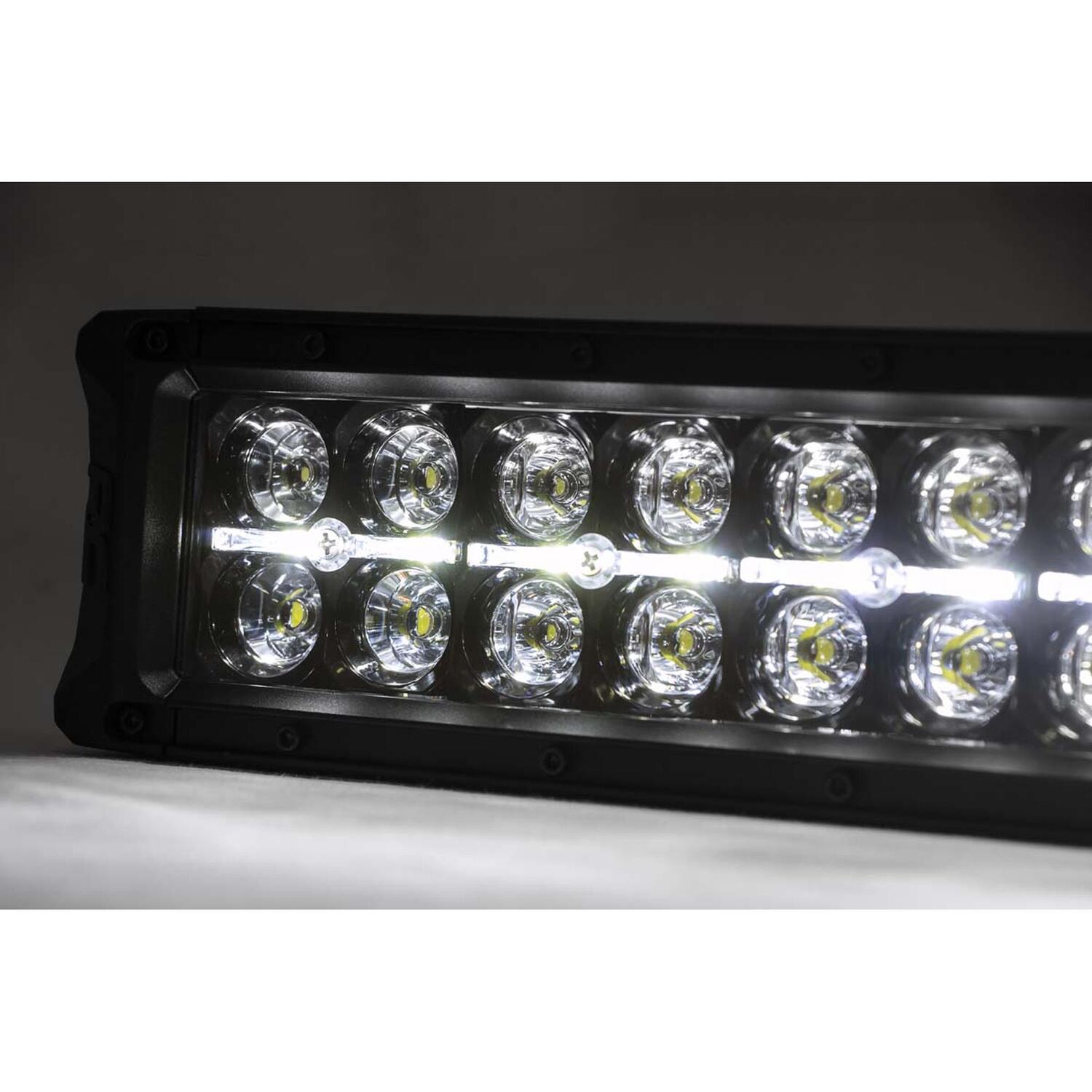 Rough Country 40in Curved, Cool White DRL Black Series LED Light Bar ...