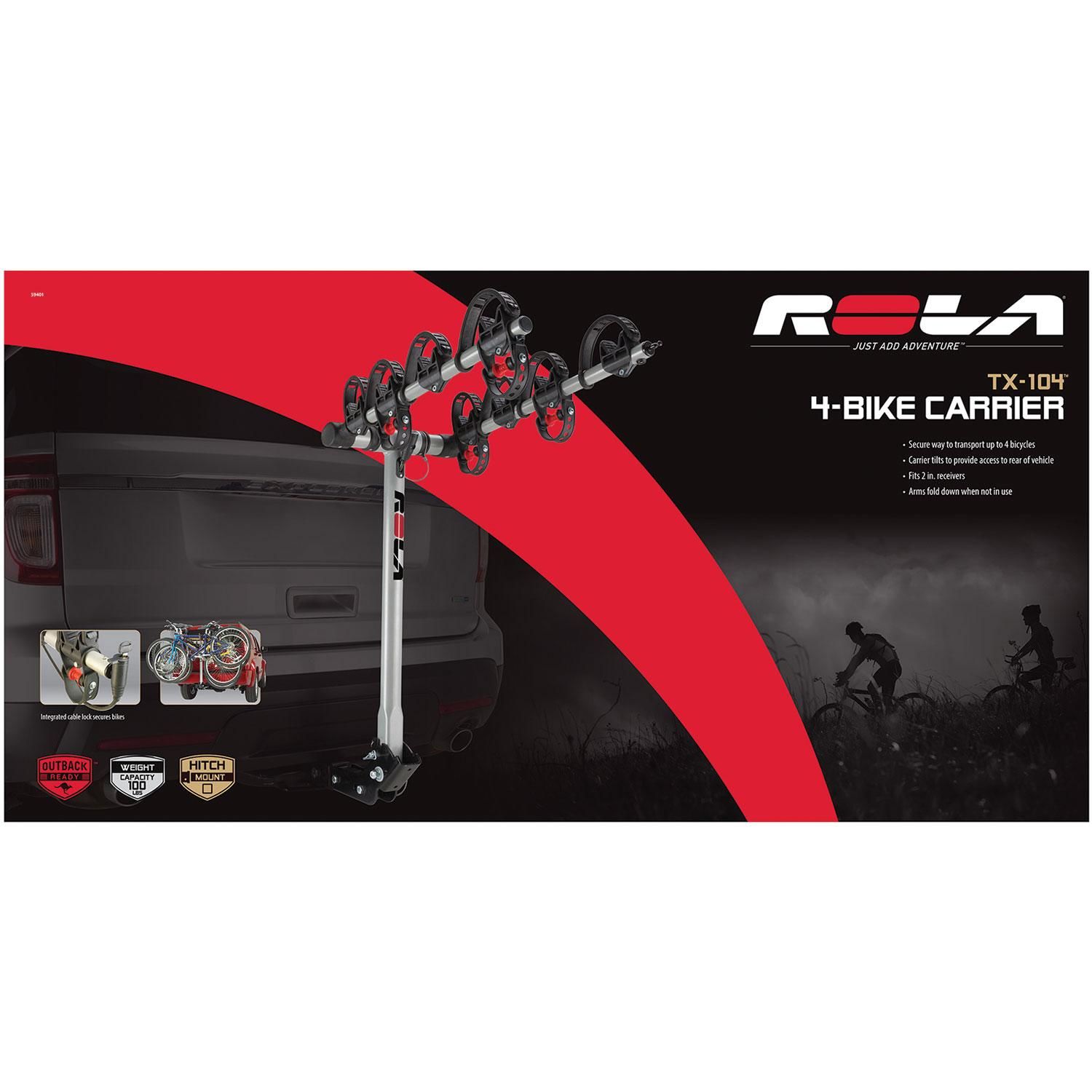 Rola Bicycles Tx-104 Hitch Mount Carrier