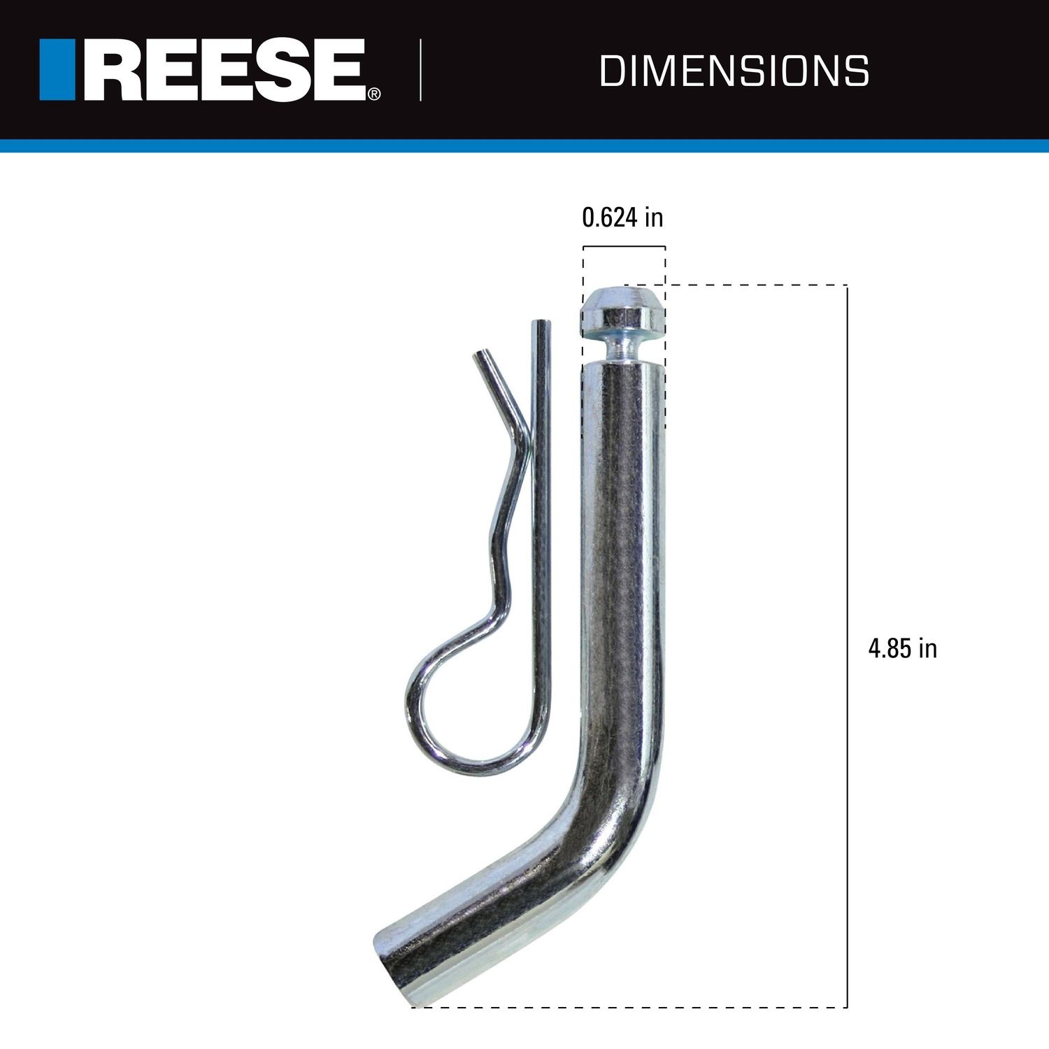 REESE Towpower 5/8in Pin and Clip