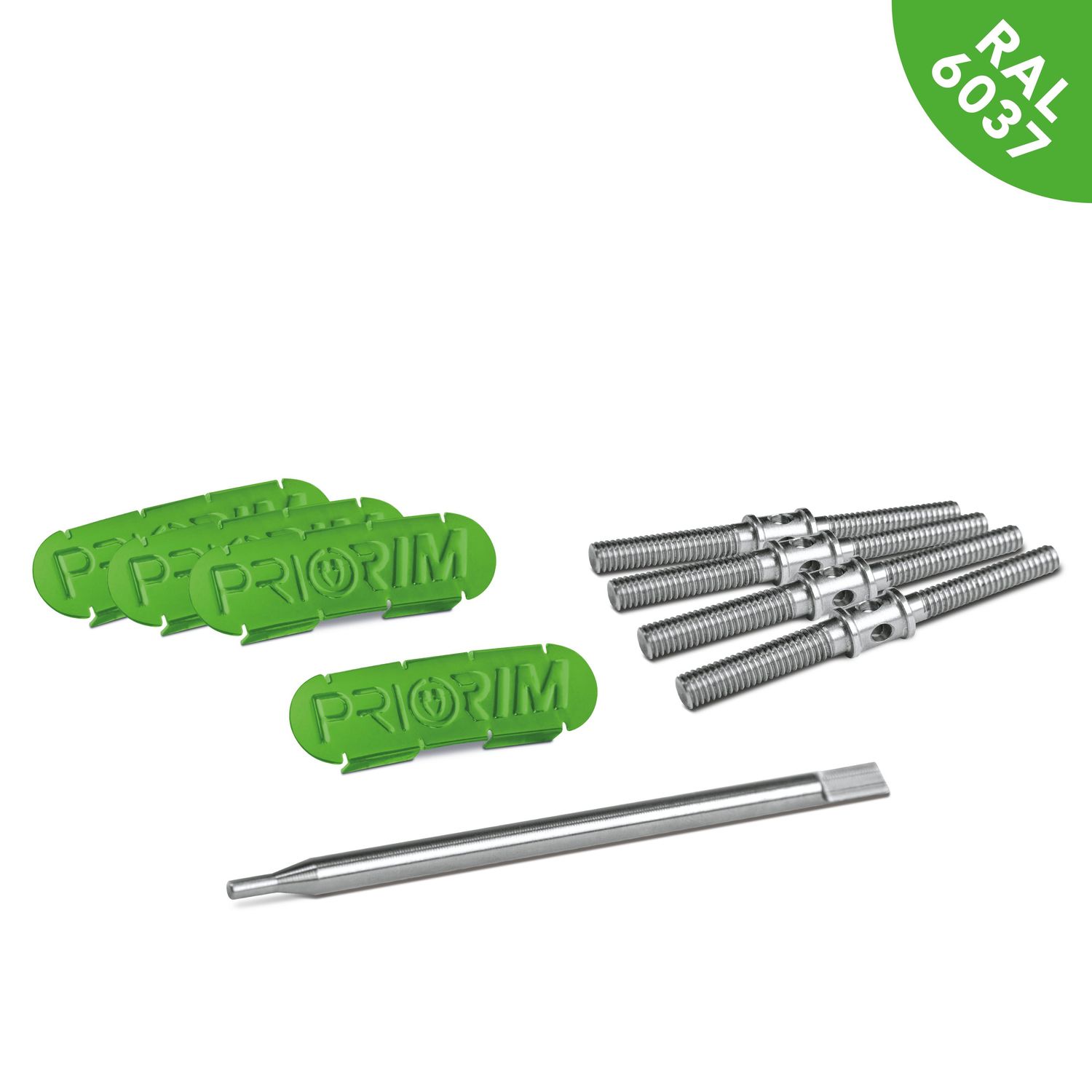 PrioRim 18in Green Wheel Rim Guard Set