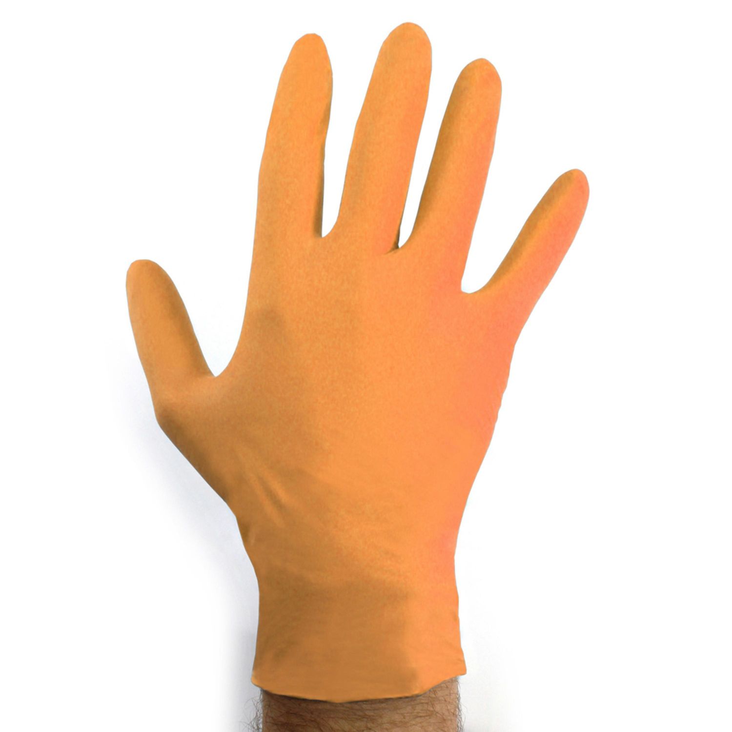 Autowurks Orange Extra Large Nitrile Glove 10 Boxes, 100 Piece