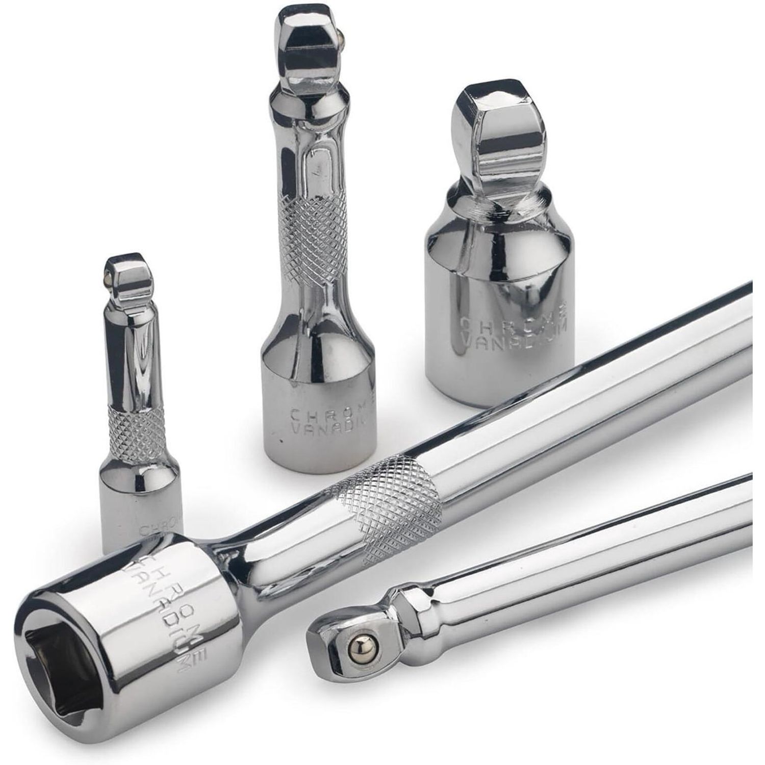 NEIKO 1/4in, 3/8 and 1/2in Drive Chrome Steel Wobble Extension Bar