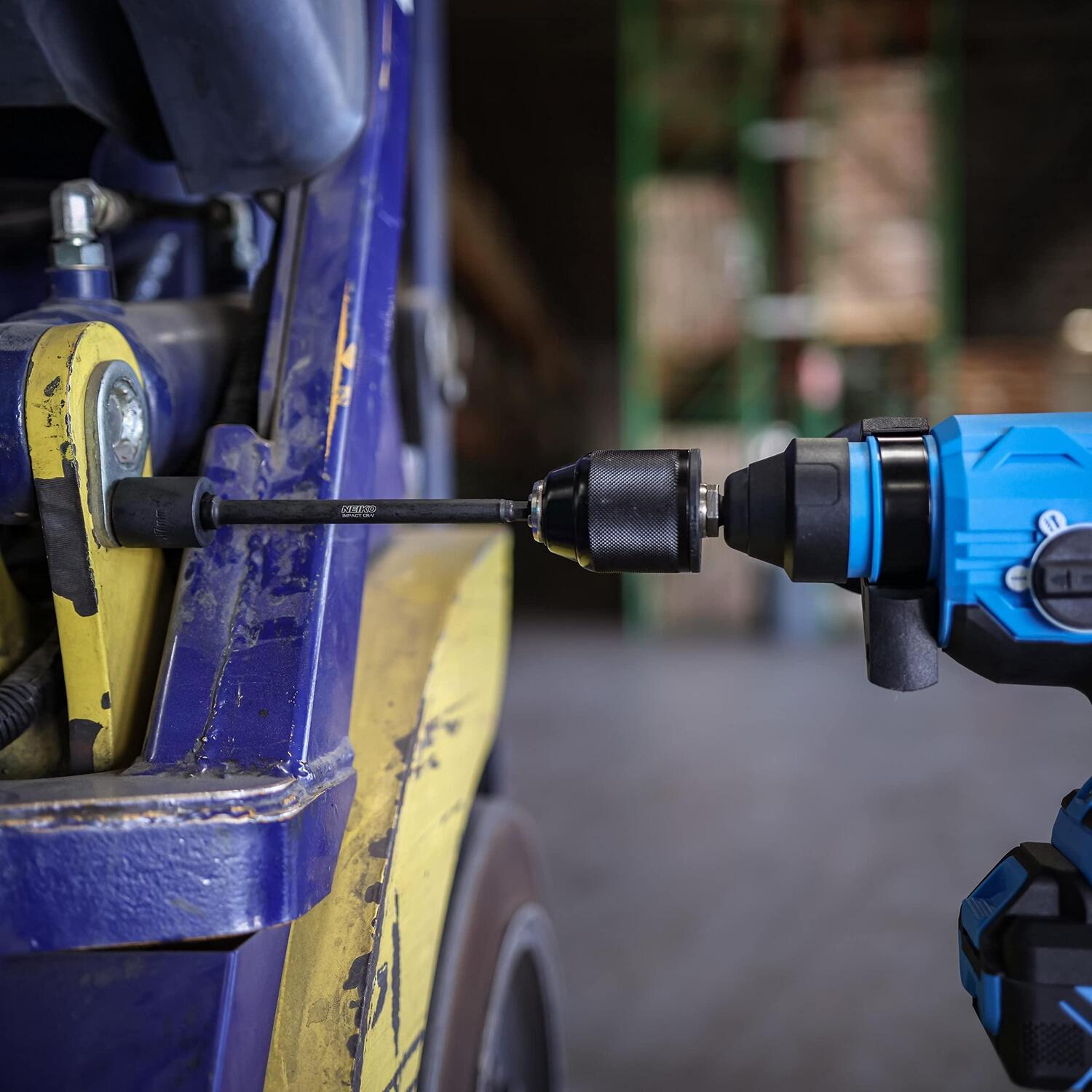 NEIKO Quick Change, Cr-V, Impact Socket Adapter and Magnetic Bit Holder ...