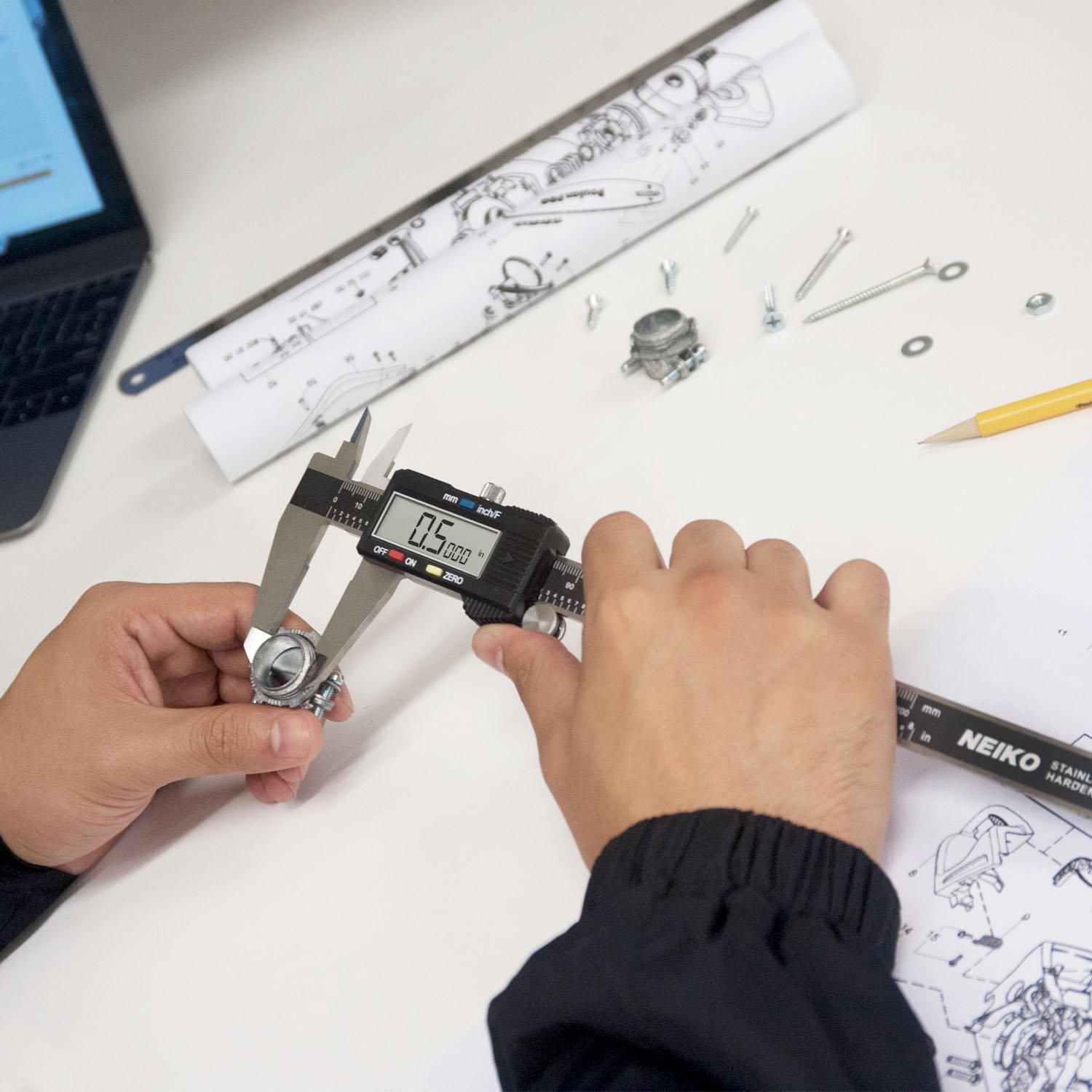 NEIKO 8in Stainless Steel Digital Caliper