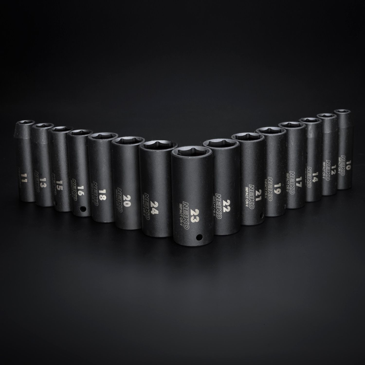 アルケミエ　地獄谷　鬼谷　２本セット NEIKO 1/2in Drive Metric Deep Impact Socket Set 15 Piece