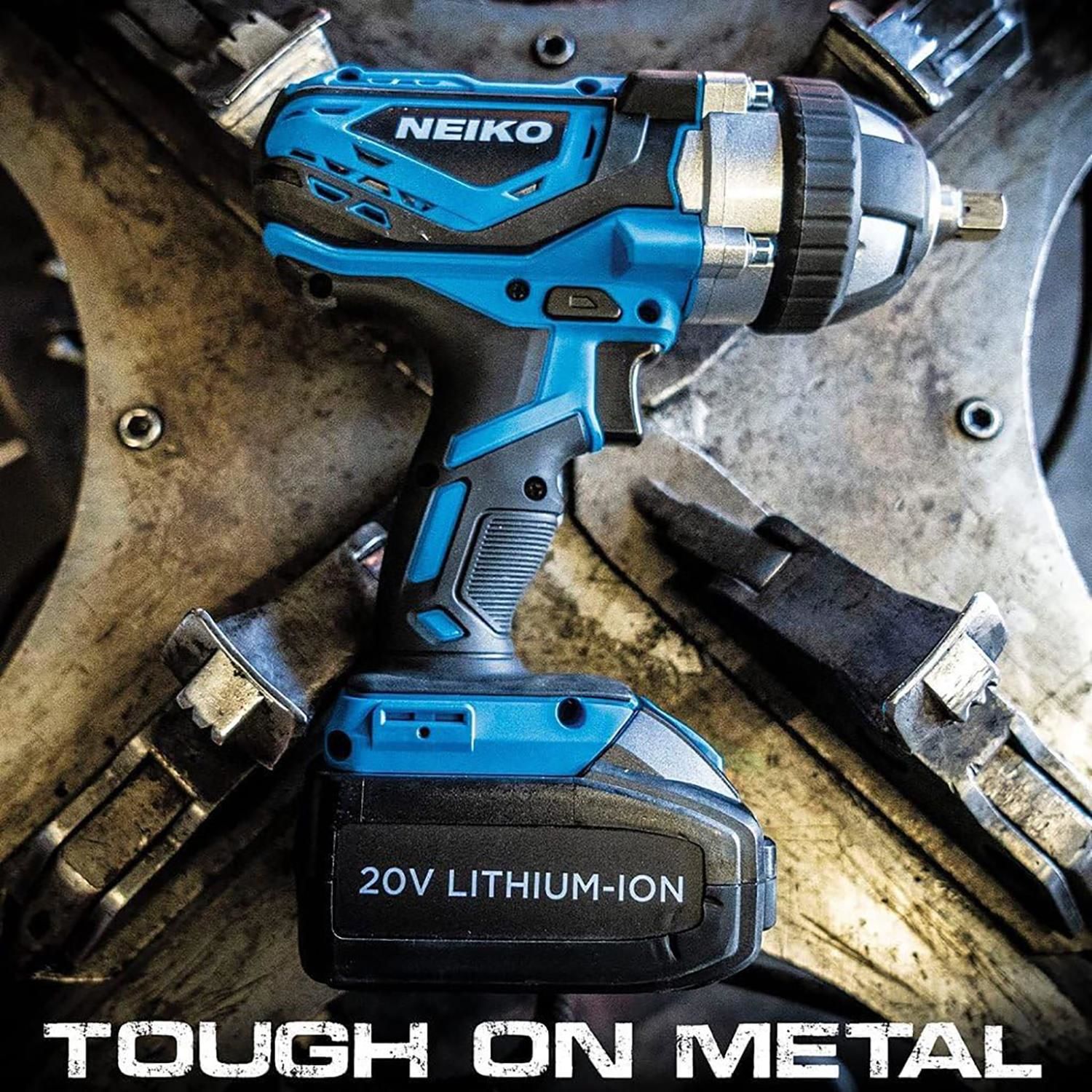 NEIKO 1/2in Drive Professional High Torque Cordless Electric