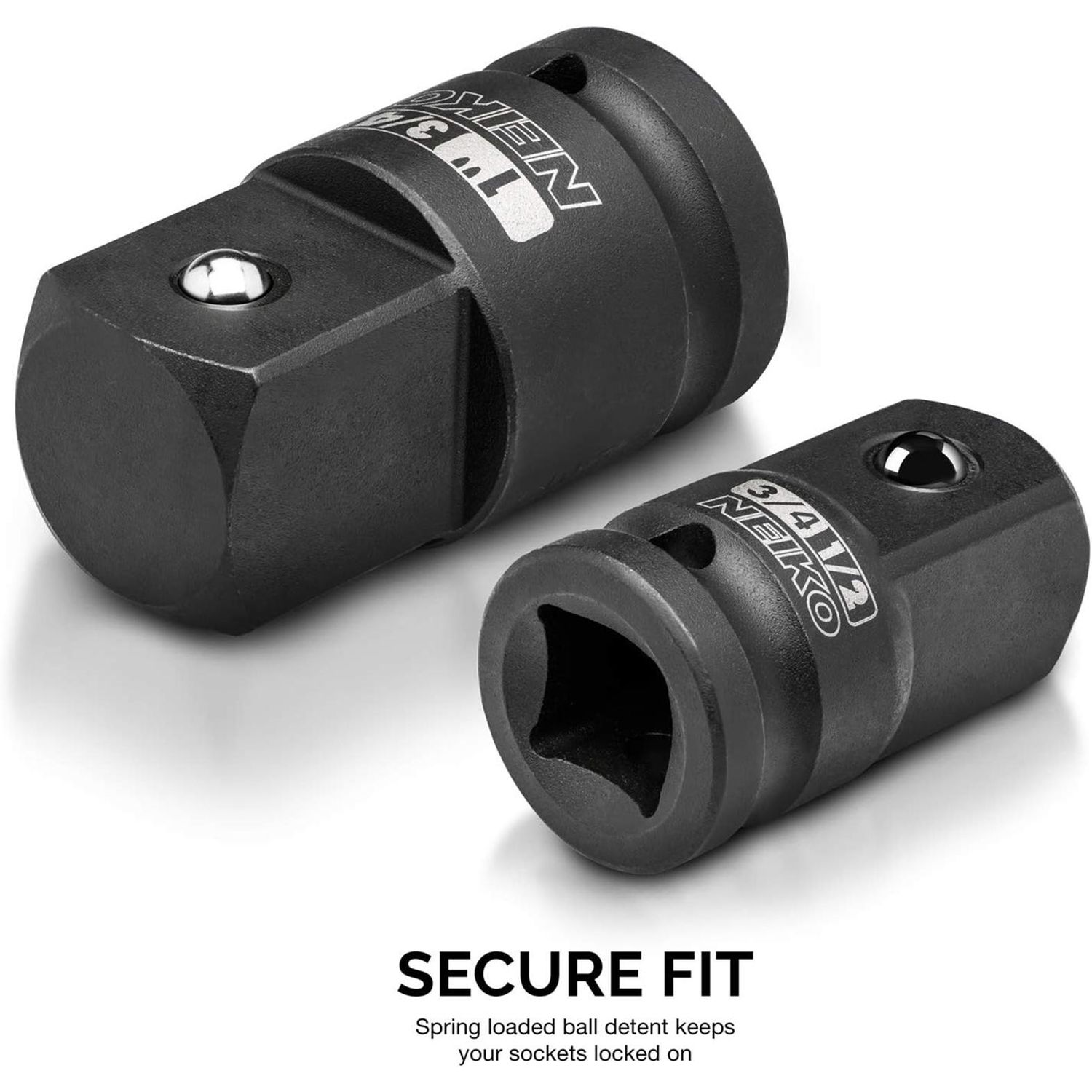 NEIKO Chrome Steel Impact Socket Conversion Adapter and Reducer Set 8 Piece