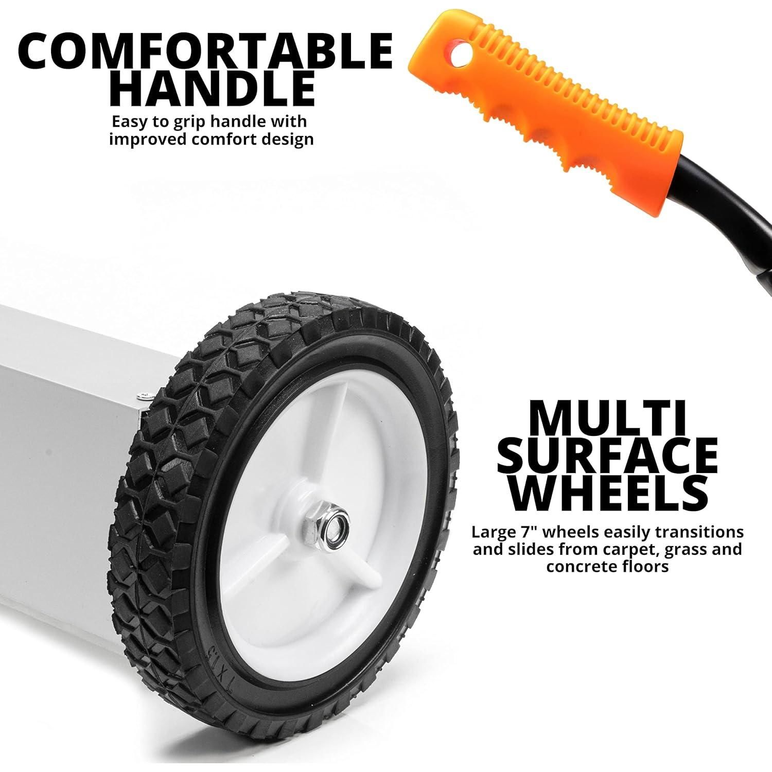 NEIKO 24in Rolling Magnetic Sweeper
