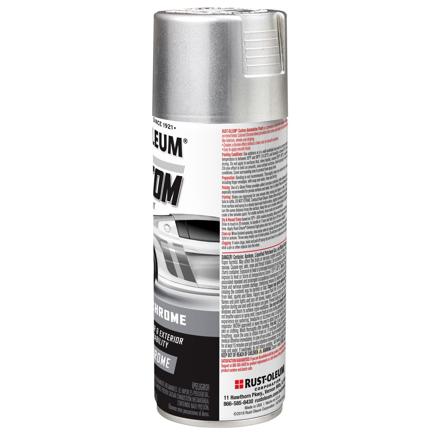 Has anyone used Rust-oleum Chrome spray paint? Does it work and