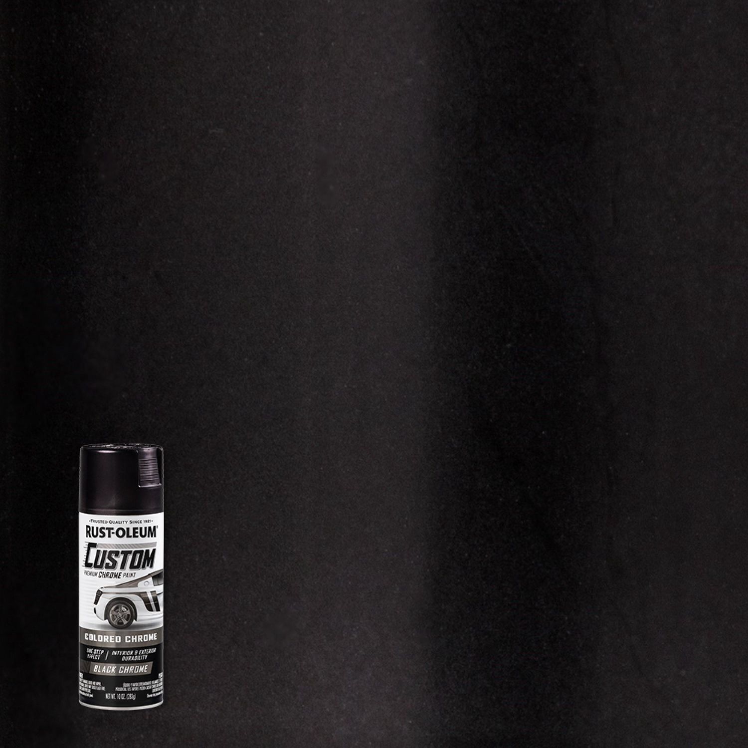 Rust-Oleum Chrome Black Premium Custom Spray Paint 10oz