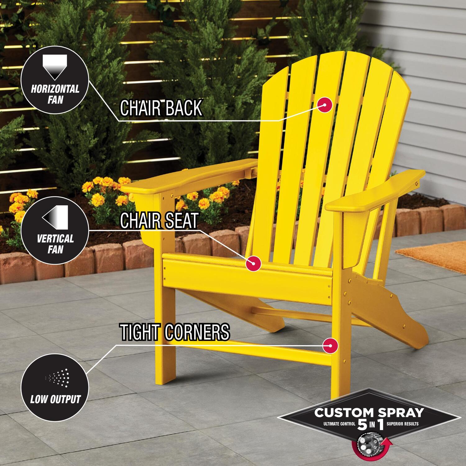 Rust-Oleum Custom 5-in-1 Gloss Sunburst Yellow Protective Enamel Spray ...