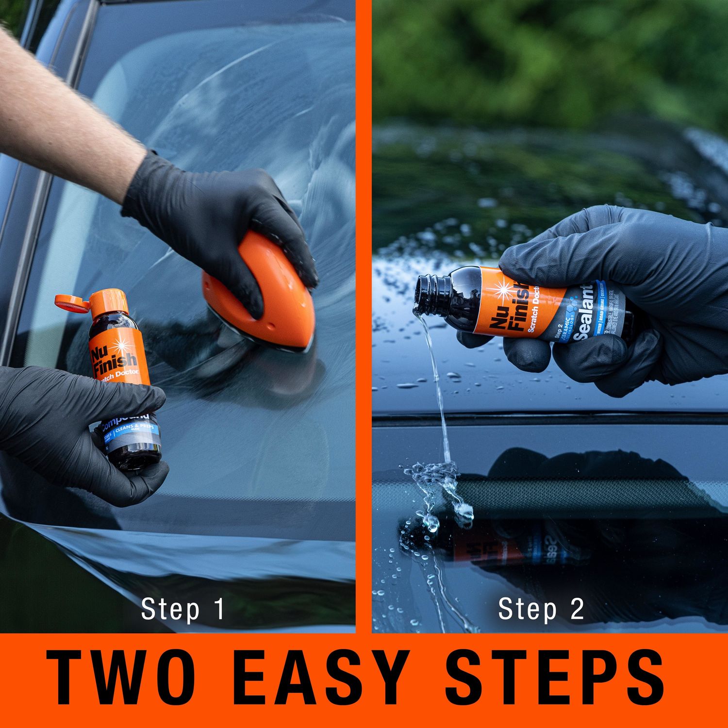 Nu Finish Scratch Doctor Glass Restore and Repel Kit