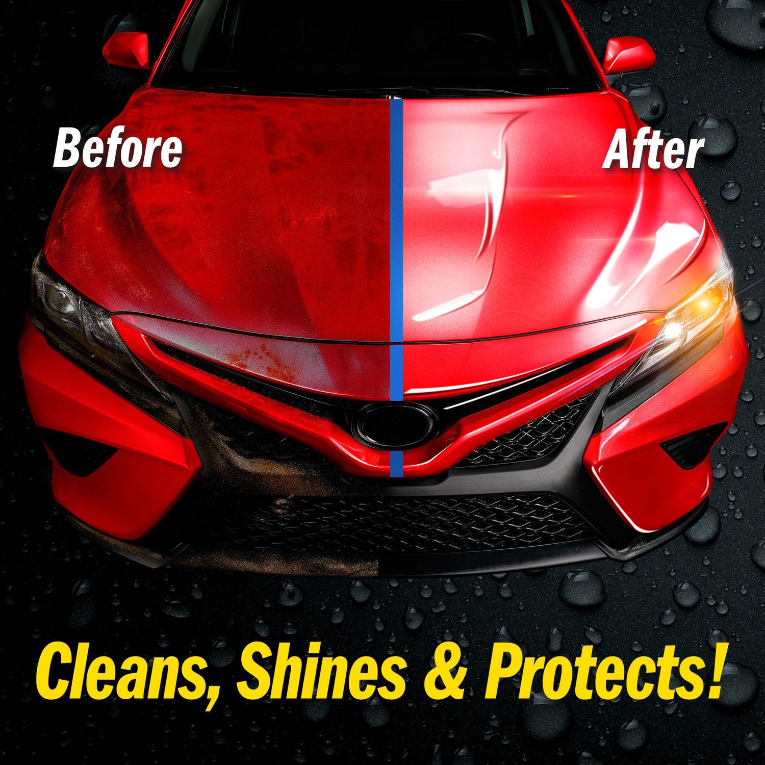 Shine Armor 3-in-1 Ceramic Waterless Wash, Shine, and Protect Spray 8oz and 2 Microfiber Clothes