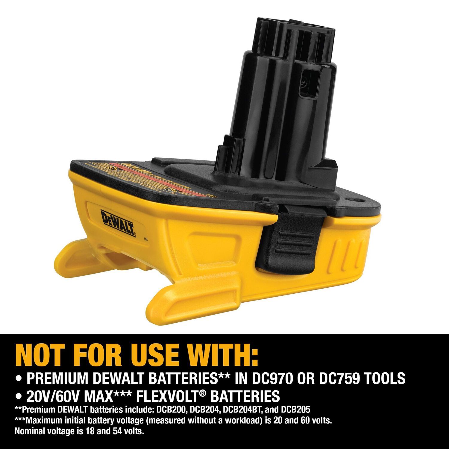 20 volt battery online adapter