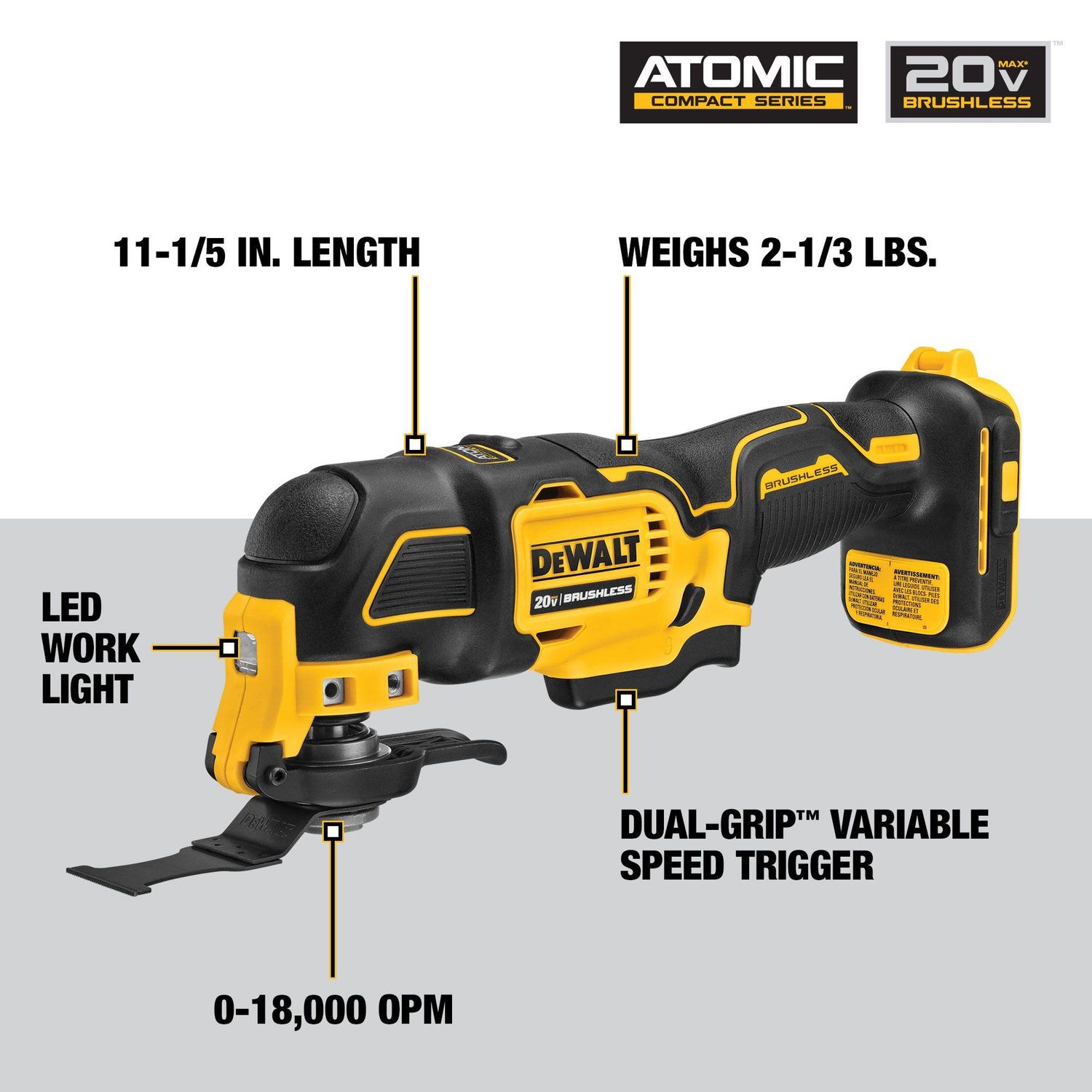 Dewalt 20 Volt MAX 5 Tool Combo Kit DCK560D1M1