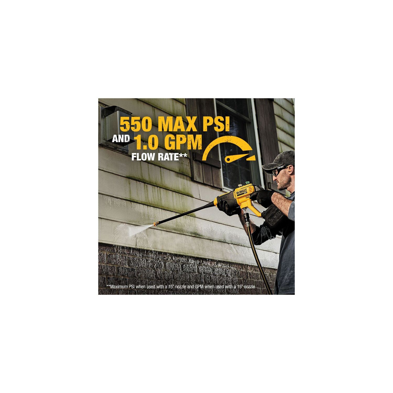 Dewalt 550 PSI 1.0 GPM Power Cleaner Tool Only Cordless