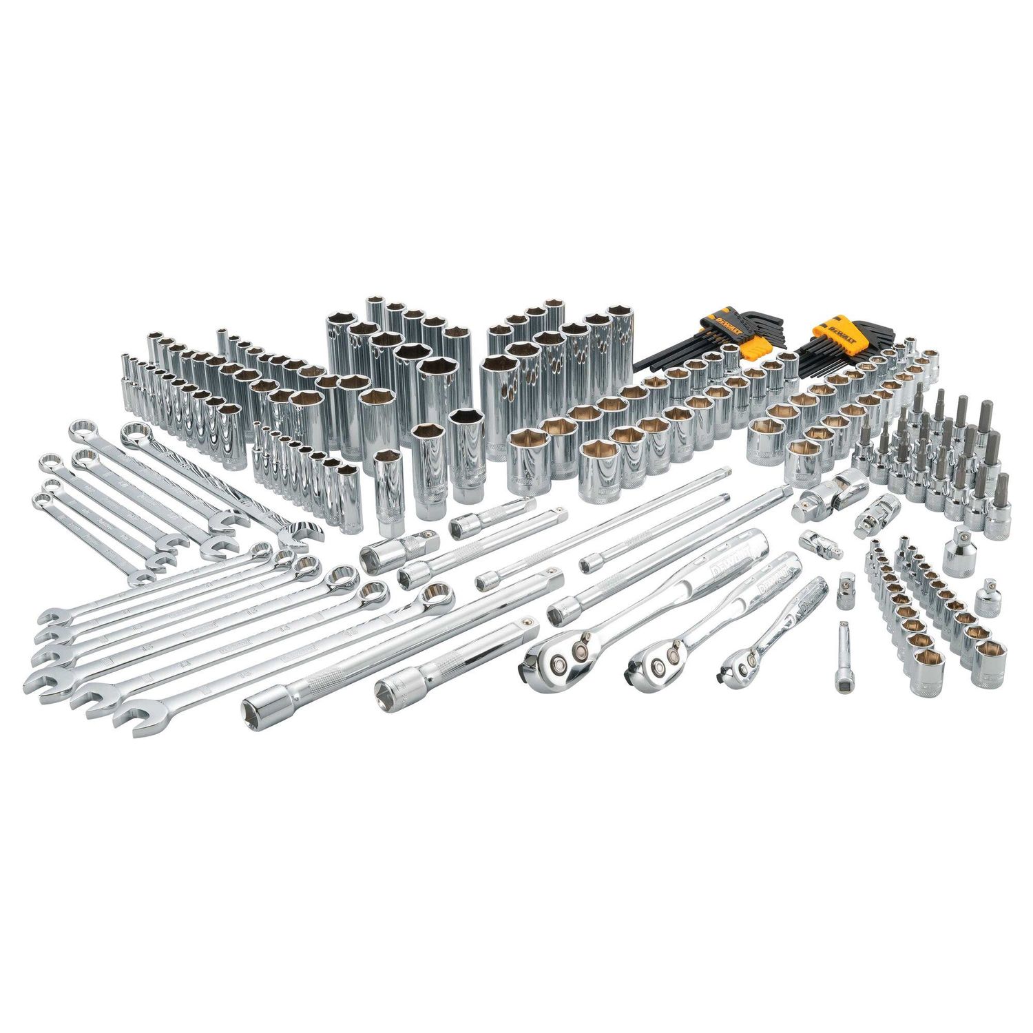 Dewalt Mechanics Tool Set 204 Piece