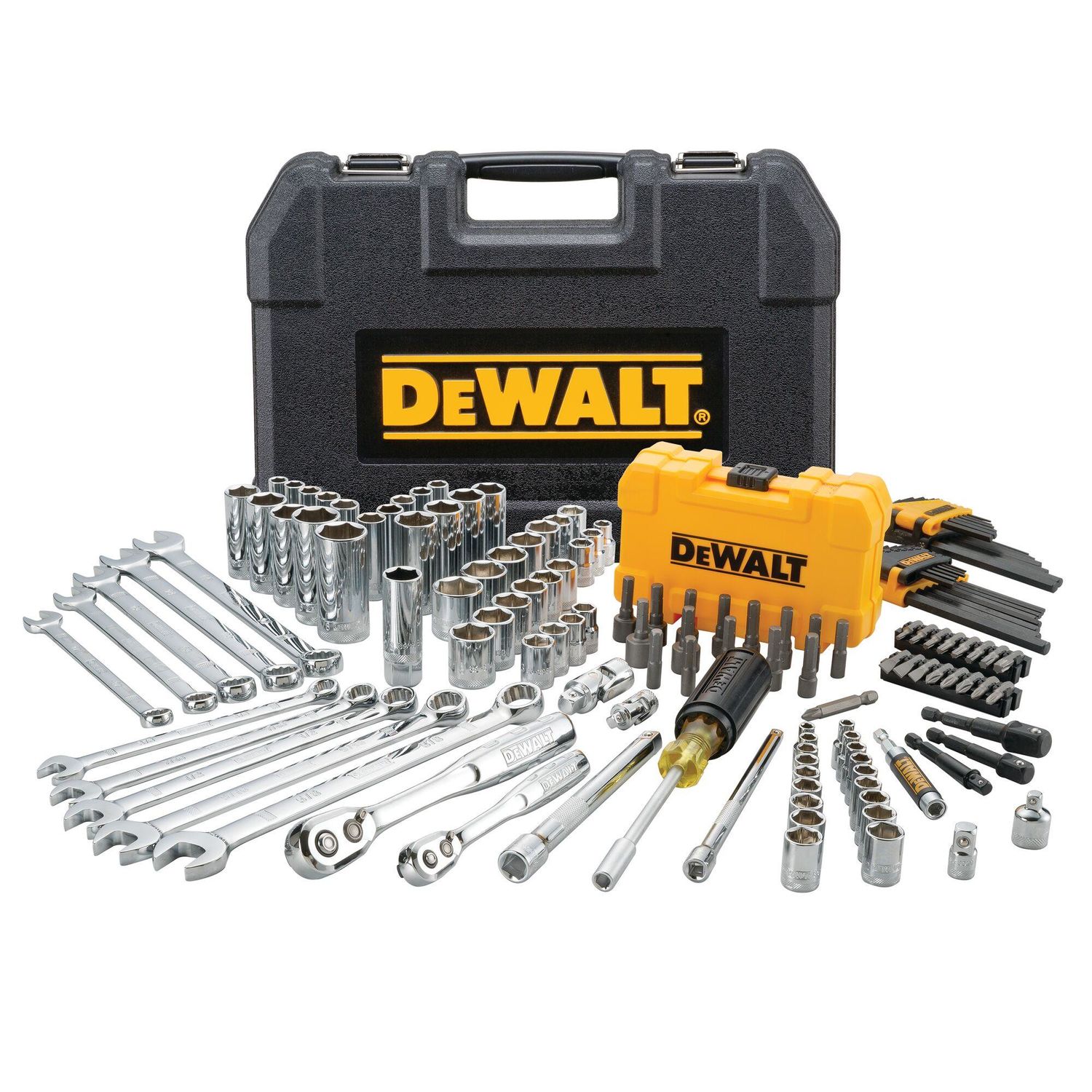Dewalt 1/4in and 3/8in Drive MechaniCS Tool Set, 142 Piece