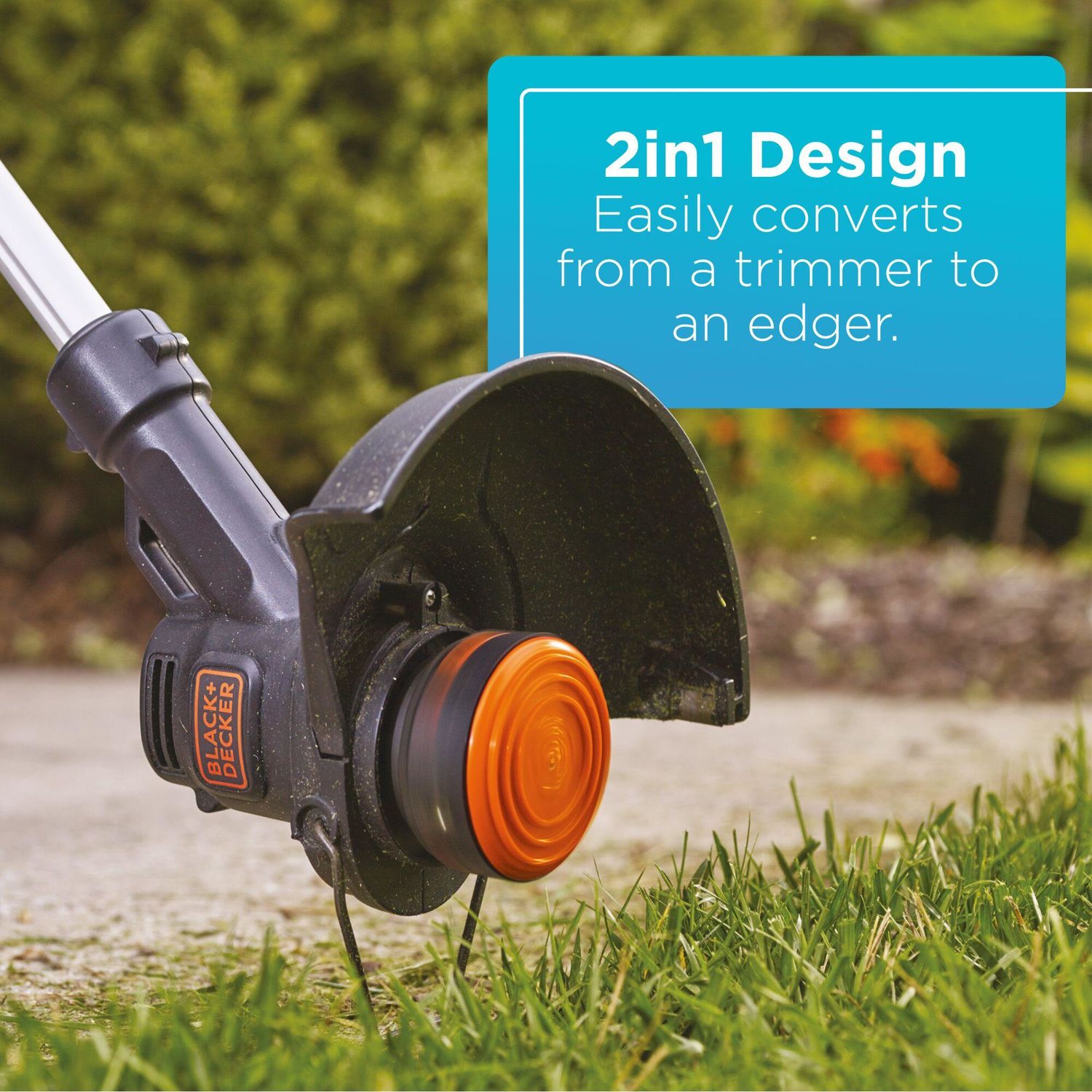 BLACK+DECKER 20V MAX* POWERCONNECT 10 in. 2in1 Cordless String Trimmer/Edger  +