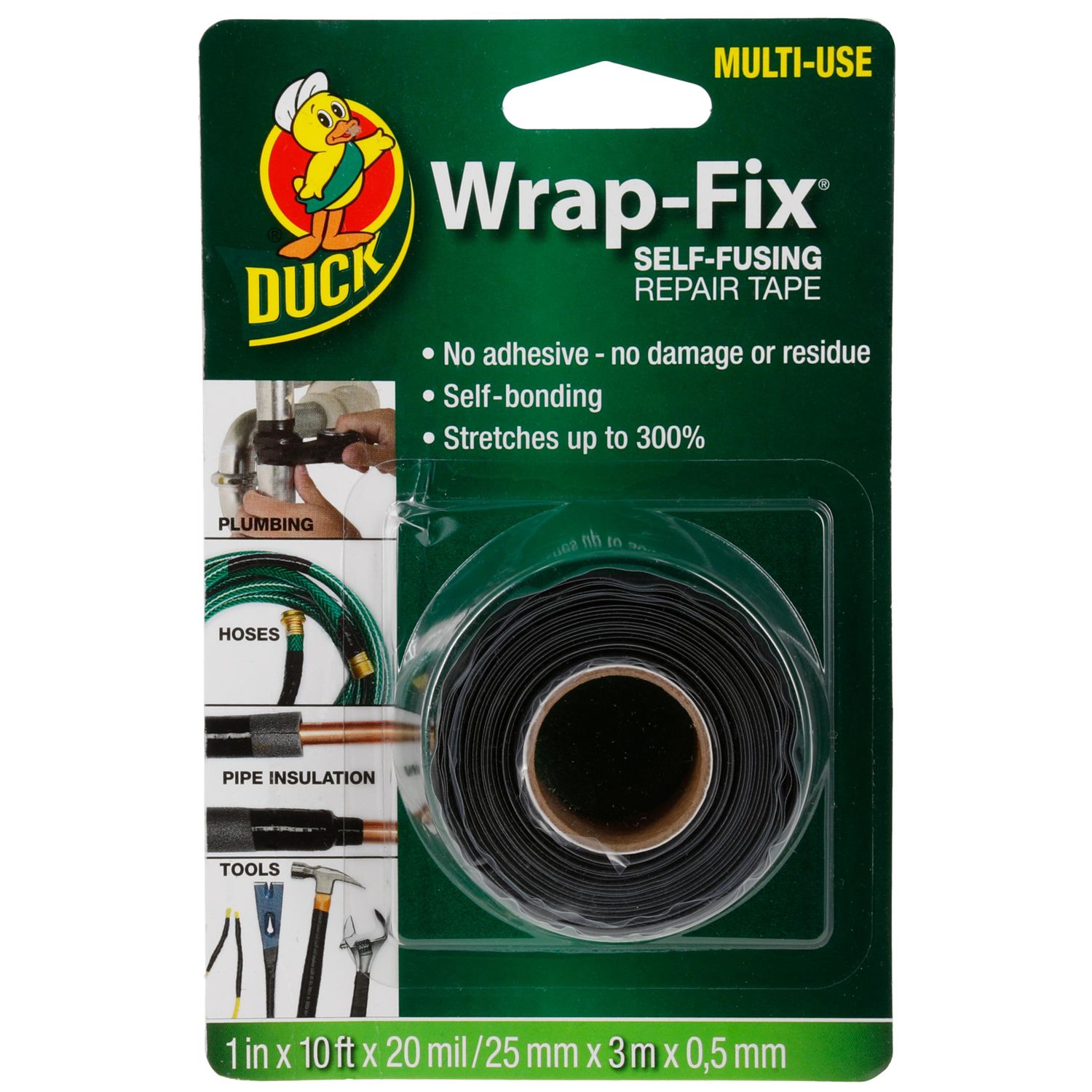 2 Rolls 1IN X 10FT Grip Tape,Rubber Tape,Silicone Tape,Grip Tape