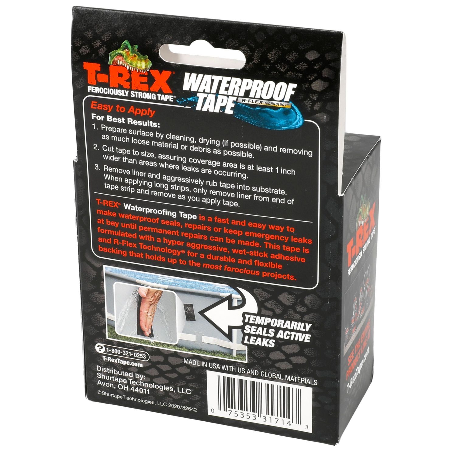 T-Rex Tape 2in X 5ft Waterproof Duct Tape