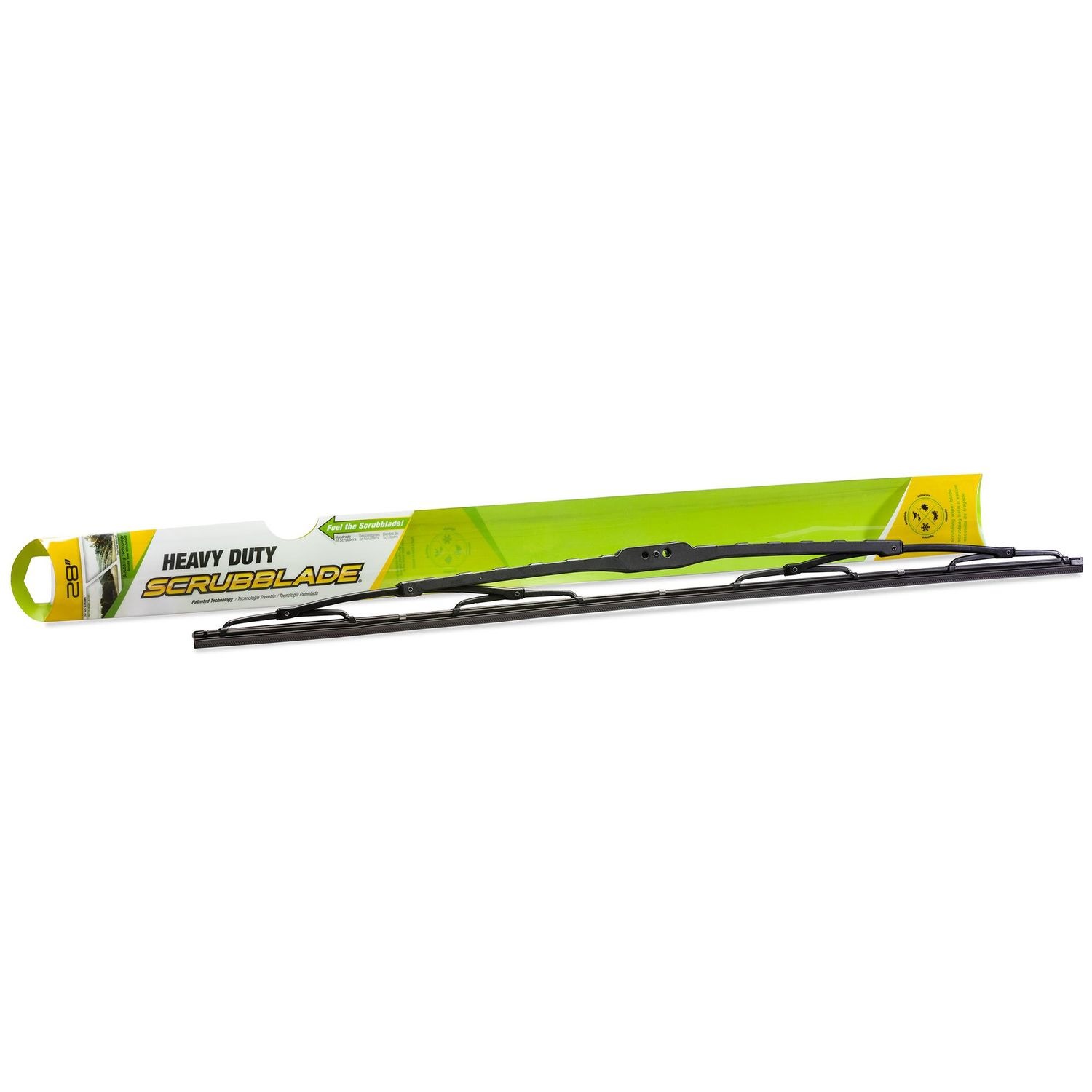 Scrubblade 28in Conventional Black Wiper Blade