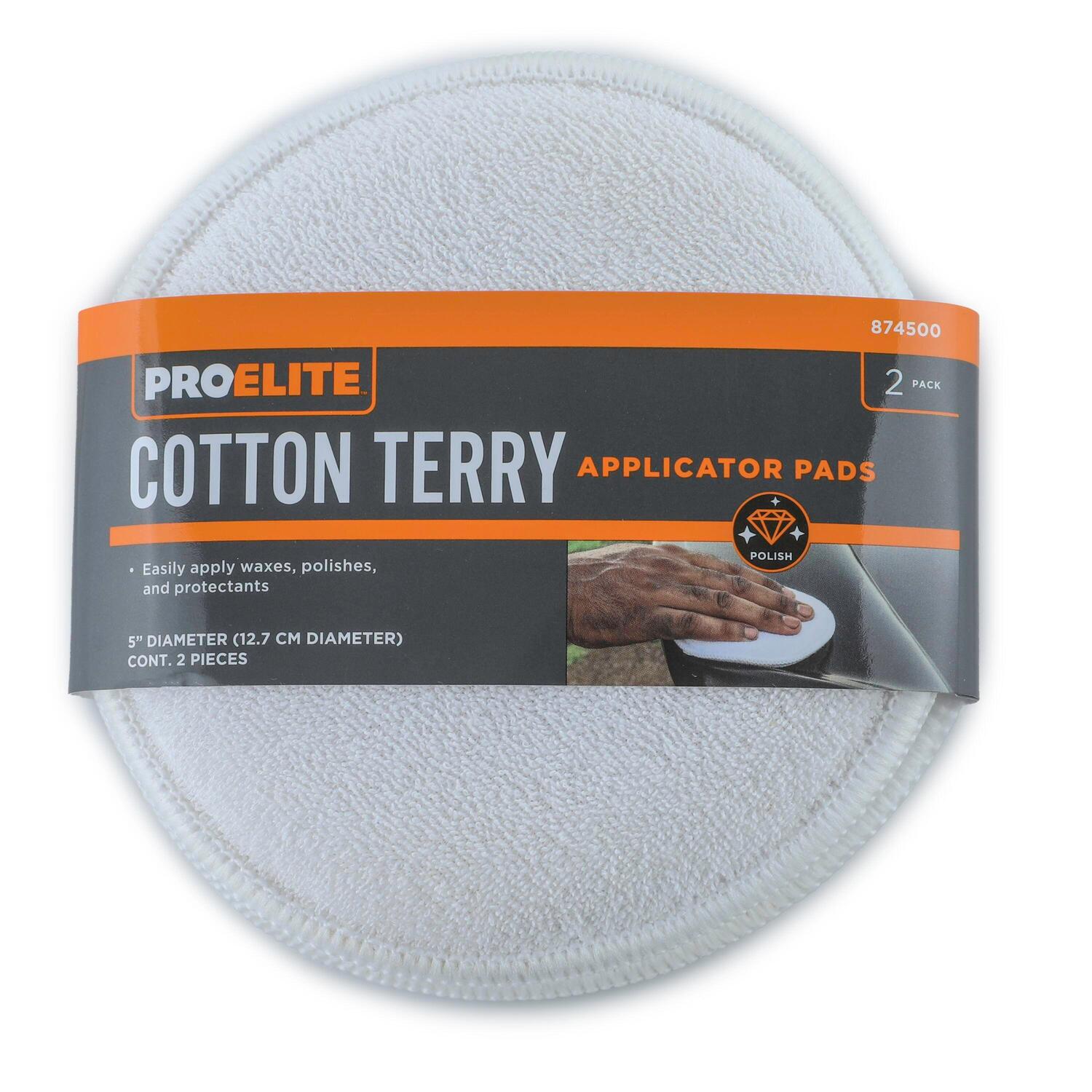ProElite Cotton Terry Applicator Pads 2 Piece