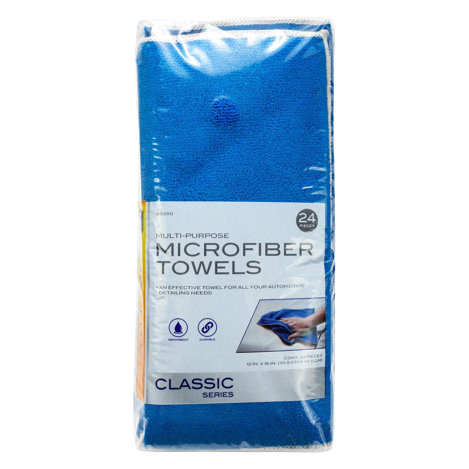 ProElite Microfiber Super Shine Cleaning Towels, 3 Pack