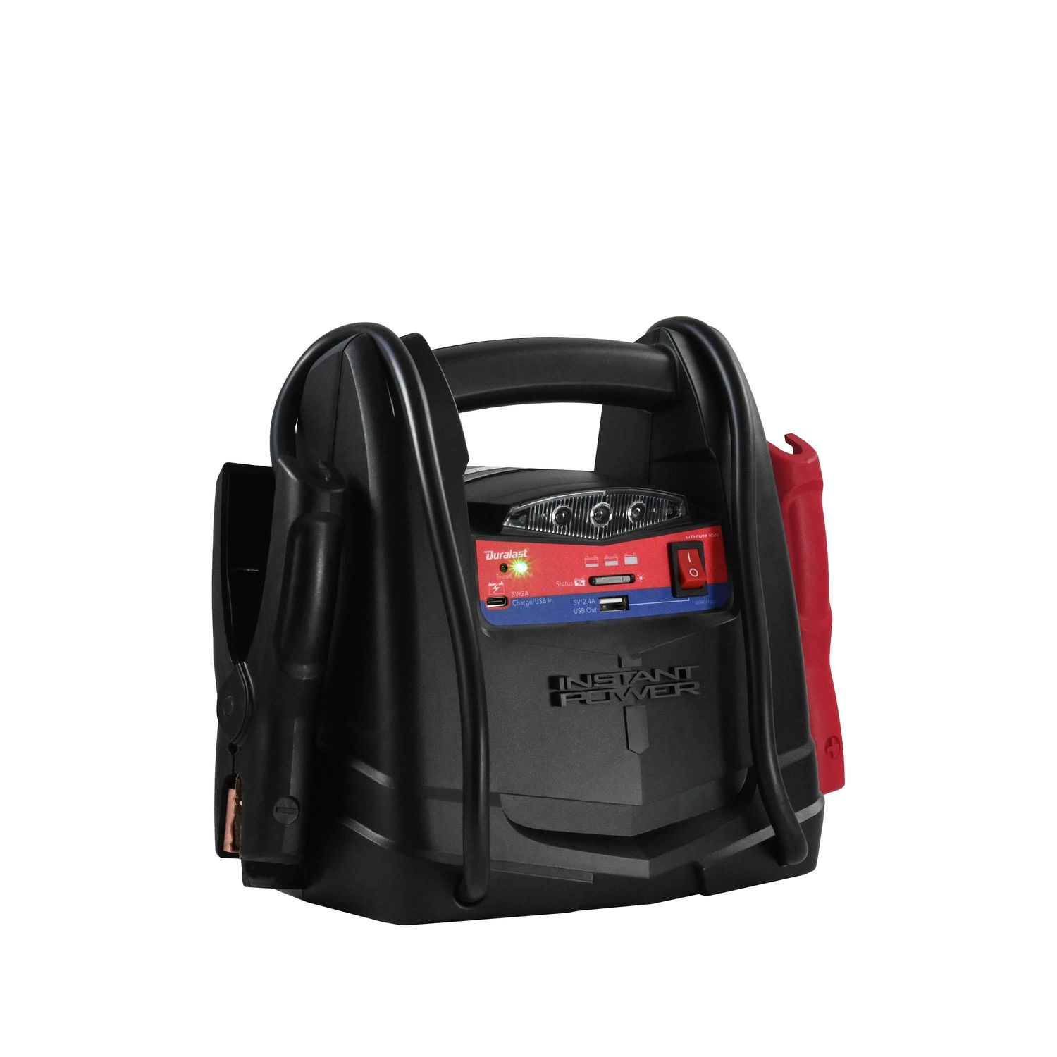Duralast 1,200 Amps Lithium Portable Battery Jump Starter and Compressor DL-1200AC