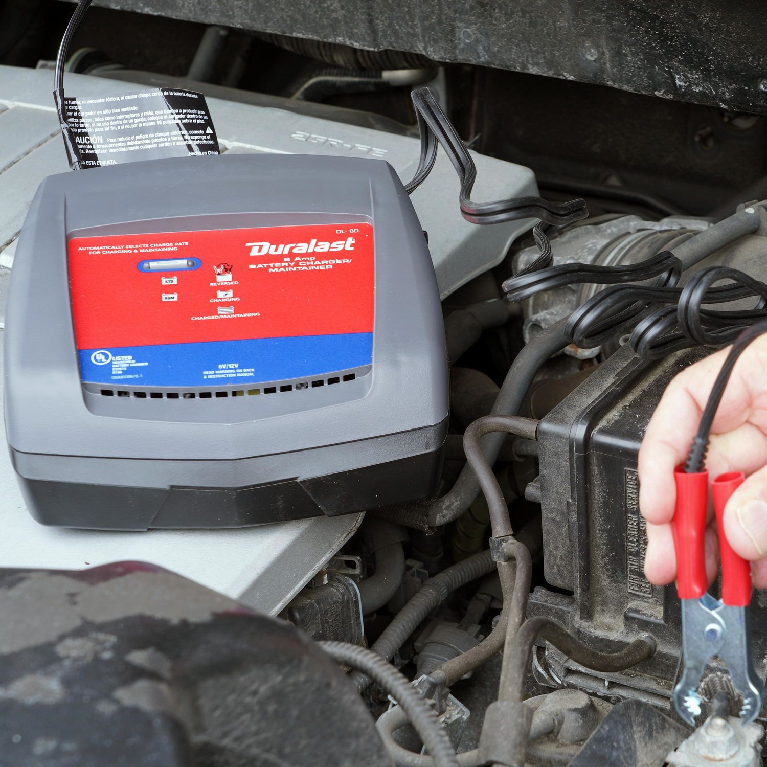 Duralast 8 Amps 6 to 12 Volt Battery Maintainer DL-8D