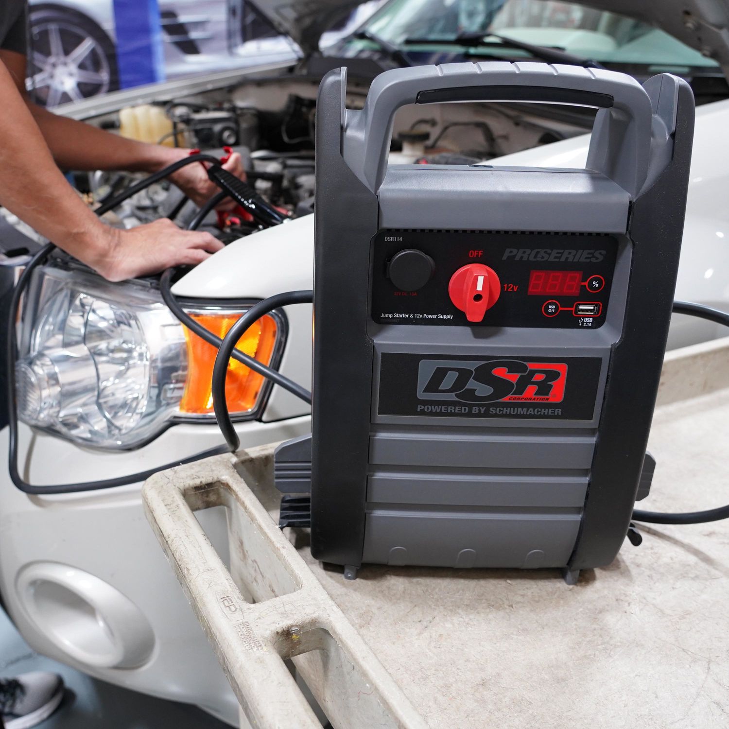 Schumacher 2200 Amps Jump Starter with USB and DC Power DSR114
