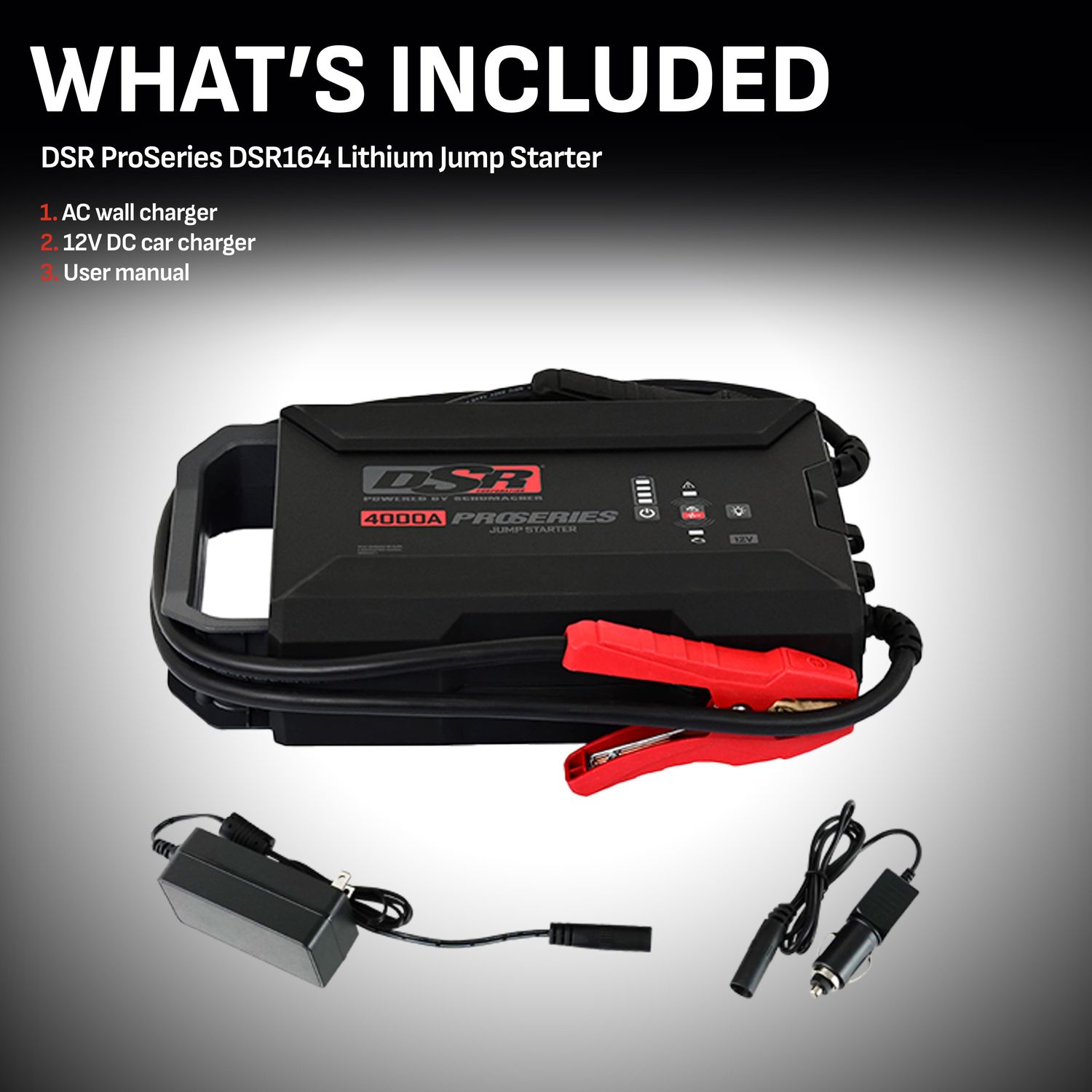 DSR 4,000 Amps Lithium Jump Starter DSR164