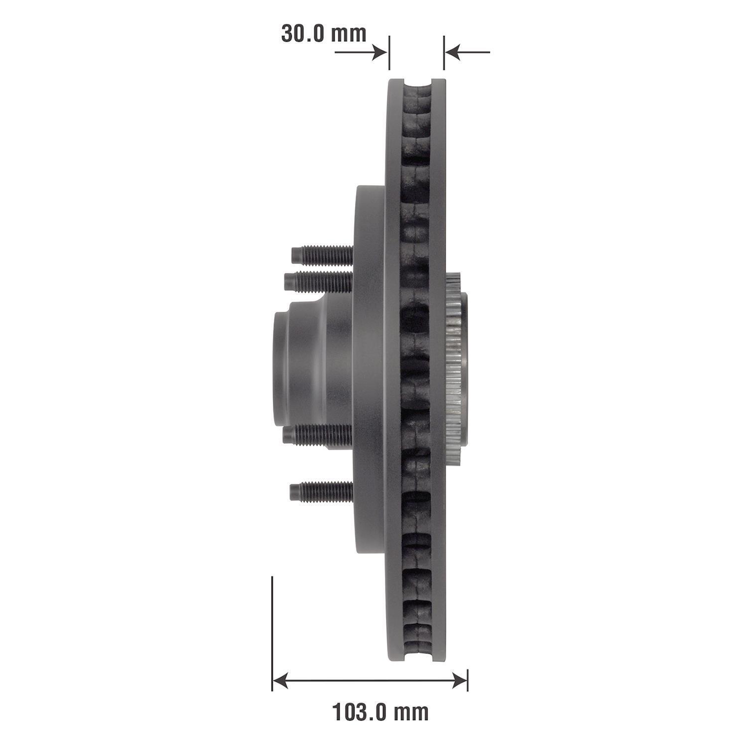 Duralast Severe Duty Disc Brake Rotor and Hub Assembly 54050SD