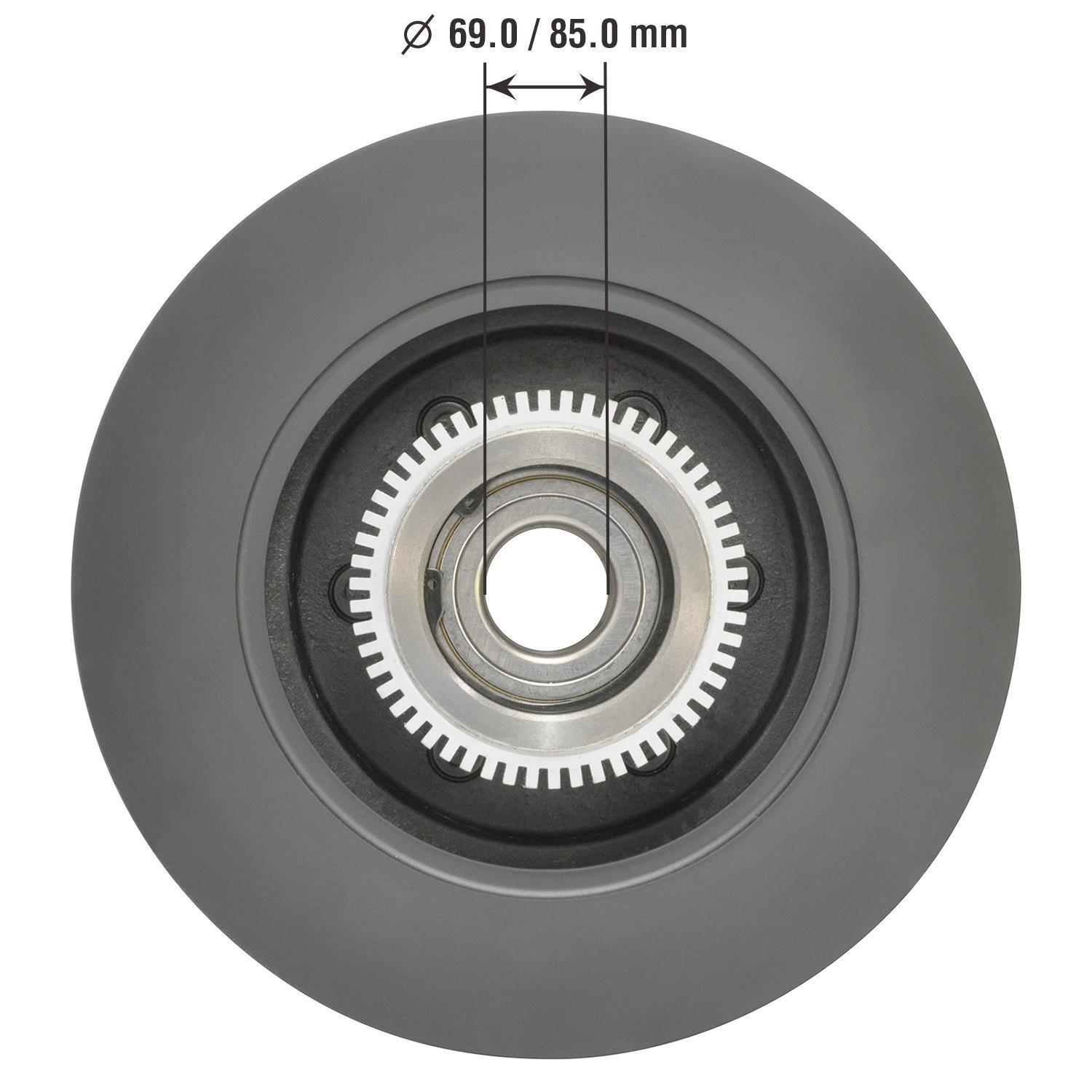 Duralast Severe Duty Disc Brake Rotor and Hub Assembly 54107SD