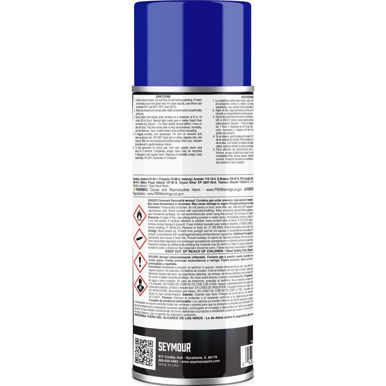 Seymour ColorFast Gloss Blue Spray Paint