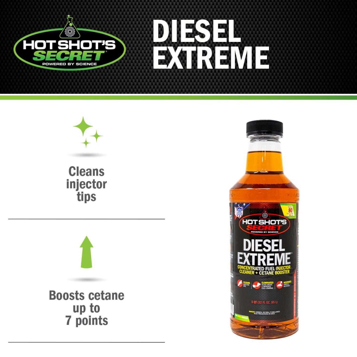 Hot Shot's Secret 32 oz. Diesel Extreme Concentrated Injector Cleaner &  Cetane Booster at Tractor Supply Co.