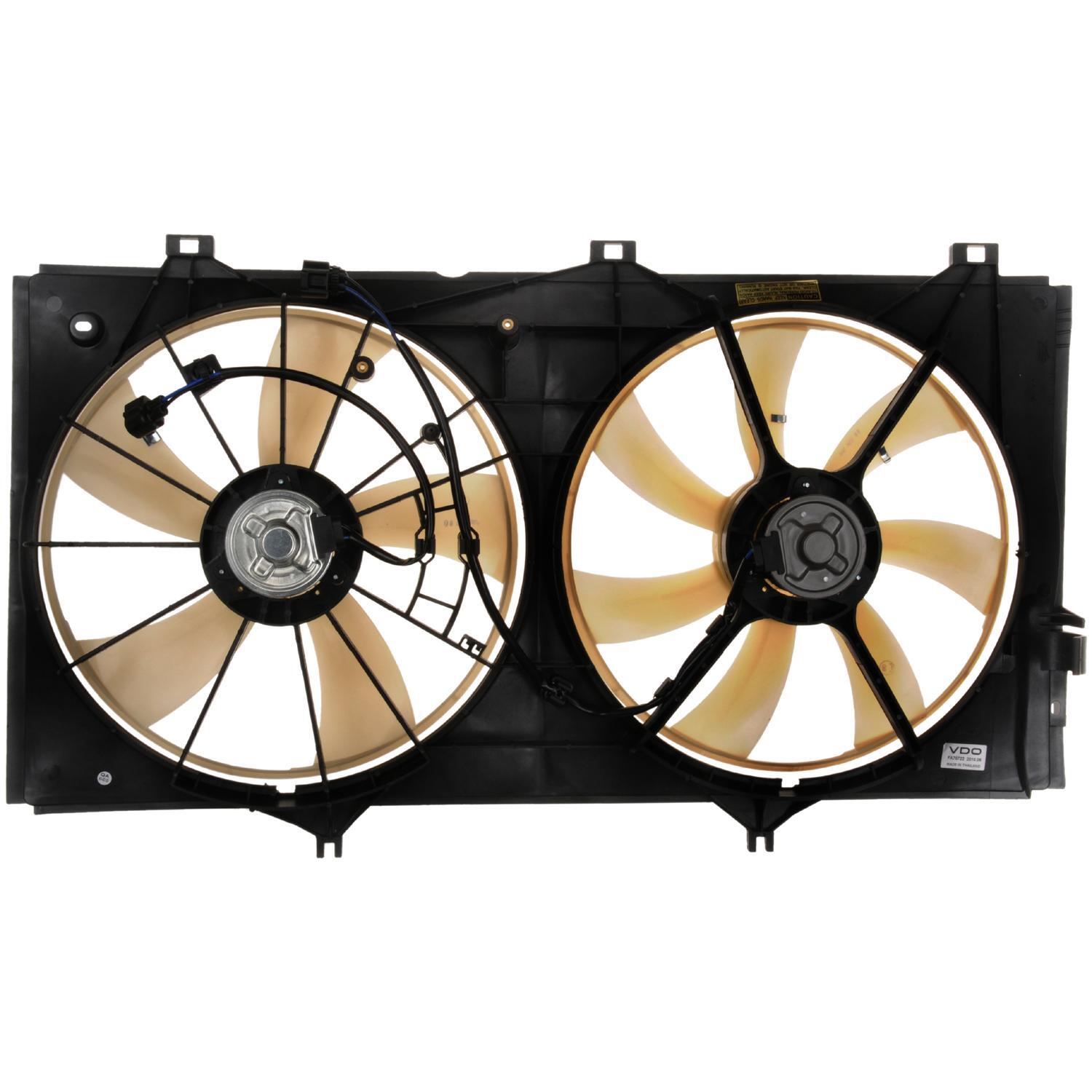 Continental/VDO Radiator Fan Assembly FA70722