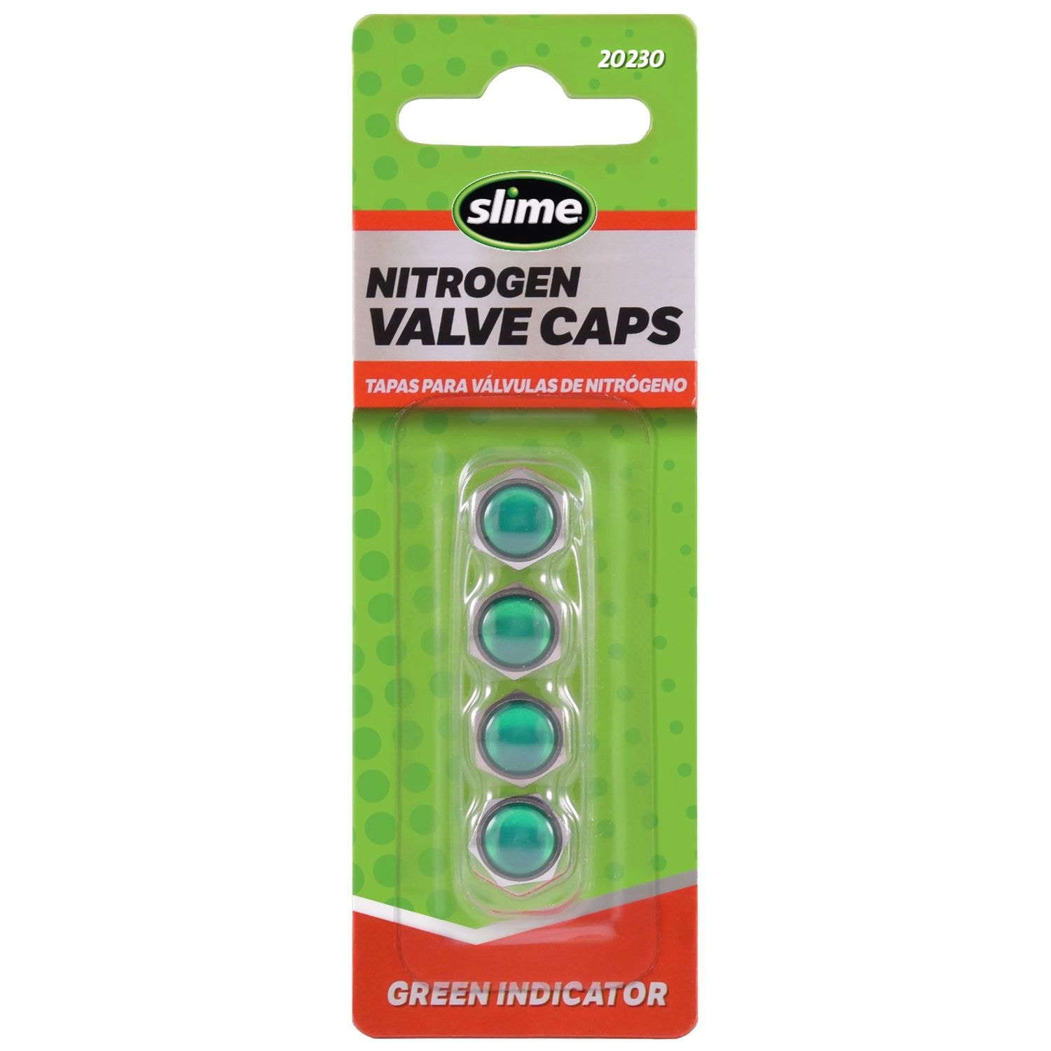 Slime 4 Pack Black Standard Tire Valve Caps