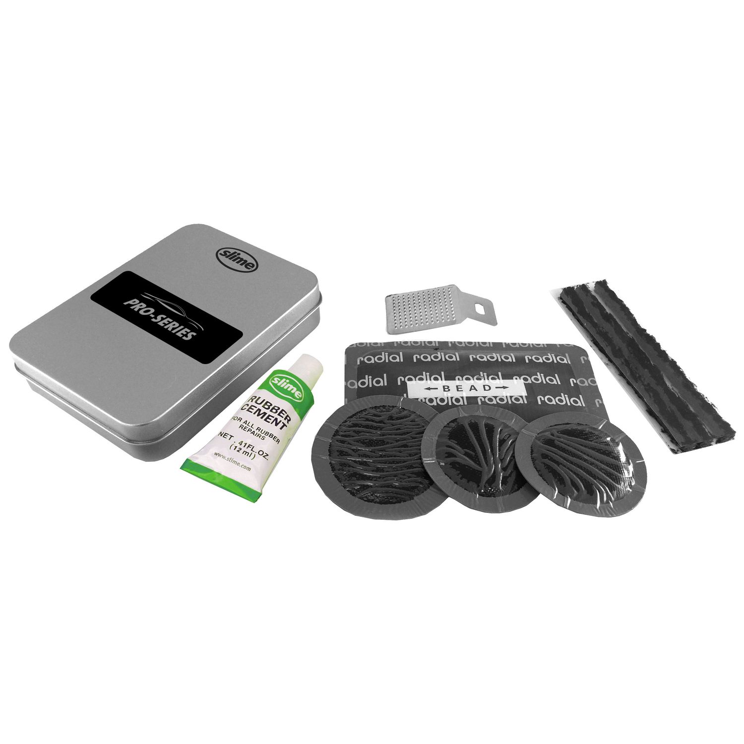Slime Pro Series Tire Plug and Patch Kit